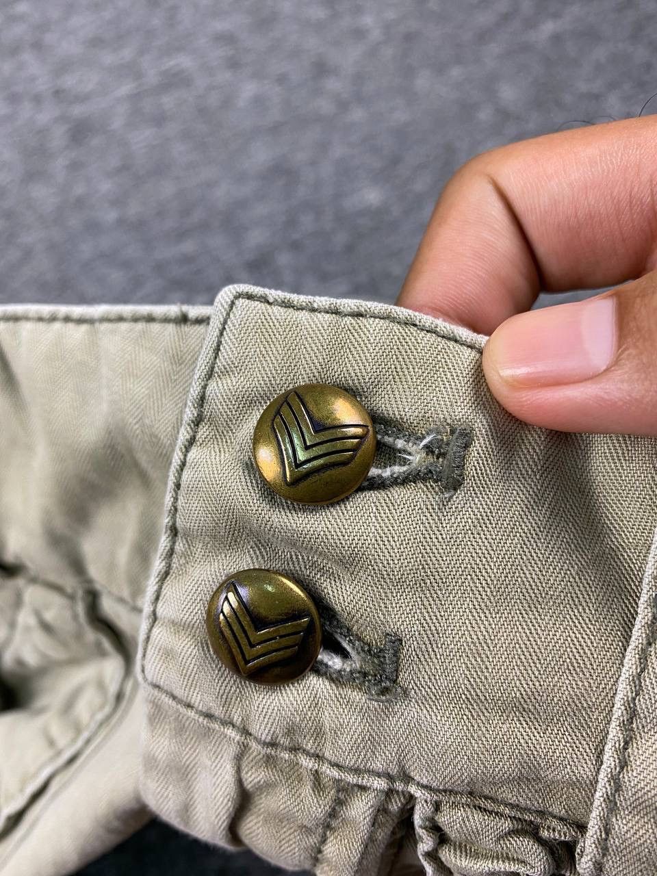 Japanese Brand Mousssy By Japanese Brand Bondage Parachute Cargo Pant Flare Size 33" - 4 Thumbnail