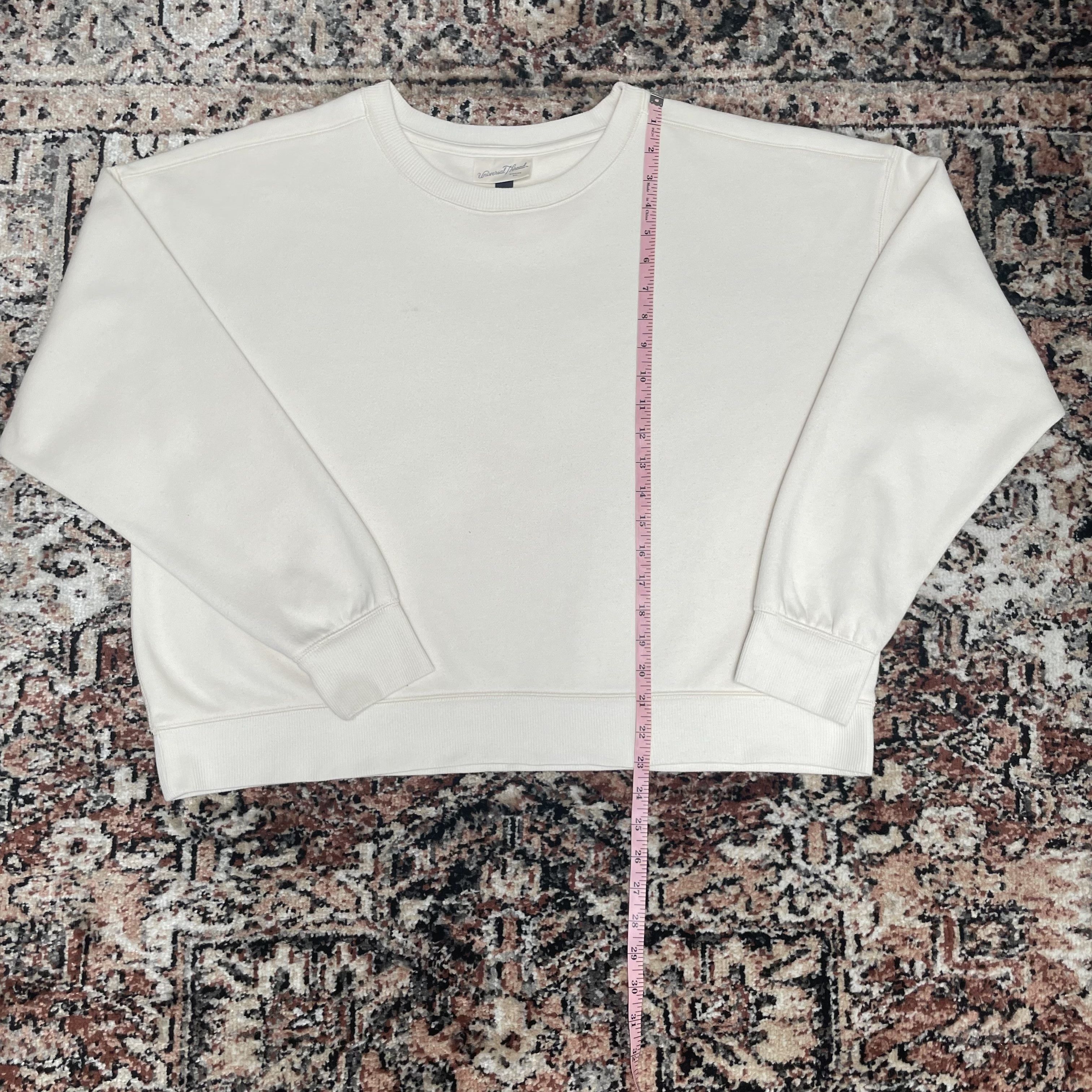 Vintage Universal Thread - Cream Crewneck Size US XXL / EU 58 / 5 - 5 Thumbnail