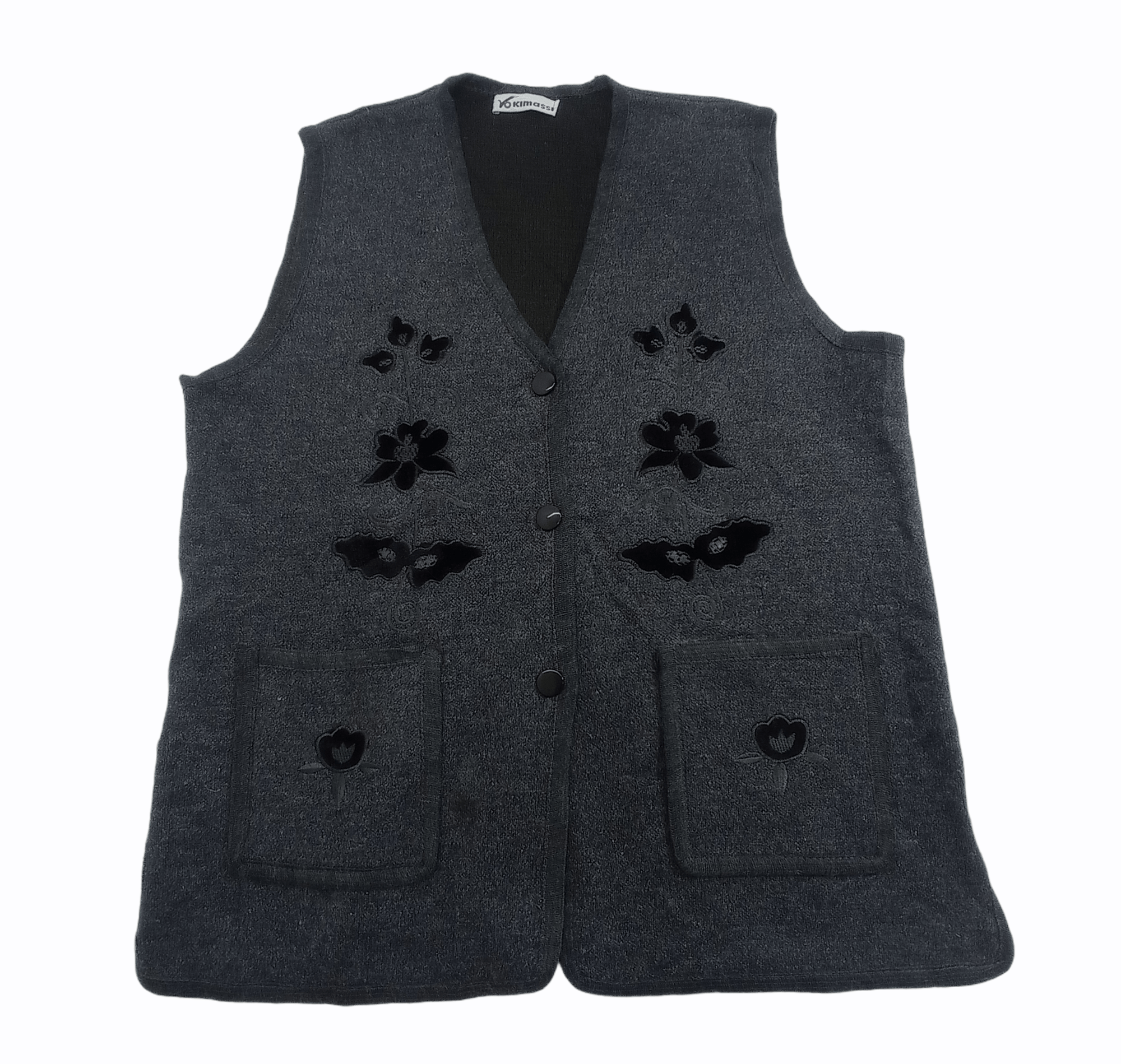 Japanese Brand 🔥Ro Kimassi Flowers Cardigan Vest Size US L / EU 52-54 / 3 - 1 Thumbnail