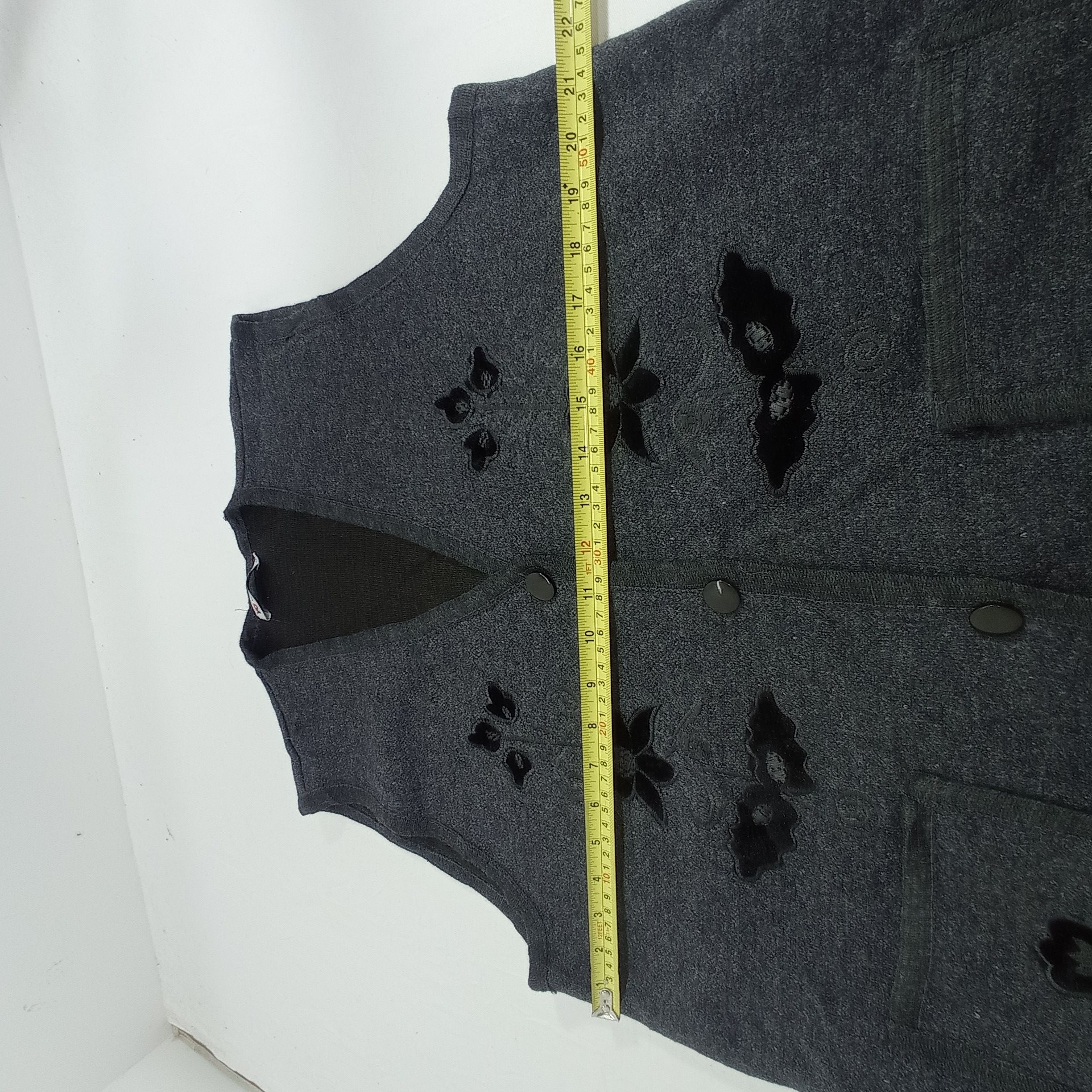 Japanese Brand 🔥Ro Kimassi Flowers Cardigan Vest Size US L / EU 52-54 / 3 - 5 Thumbnail