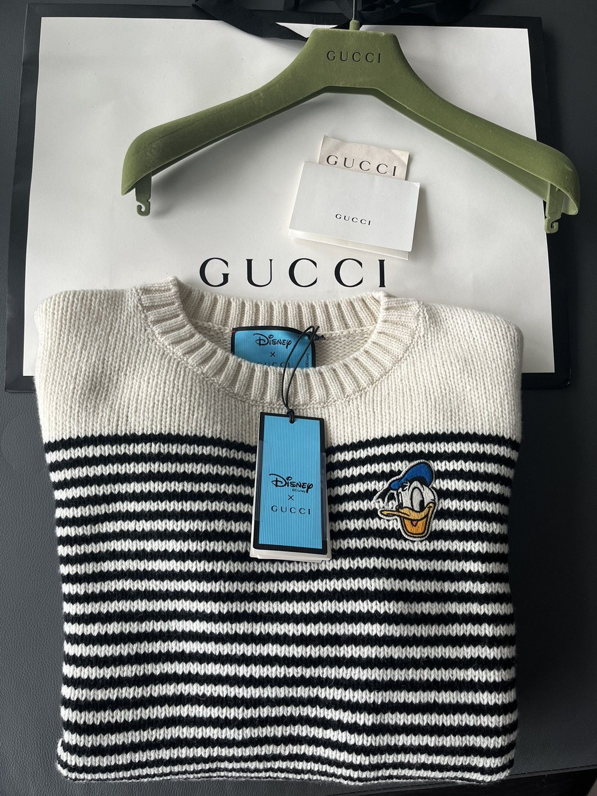 Disney × Gucci $2,800 BrandNew Runway Gucci LimitedEdition Cashmere Sweater Size US L / EU 52-54 / 3 - 15 Thumbnail