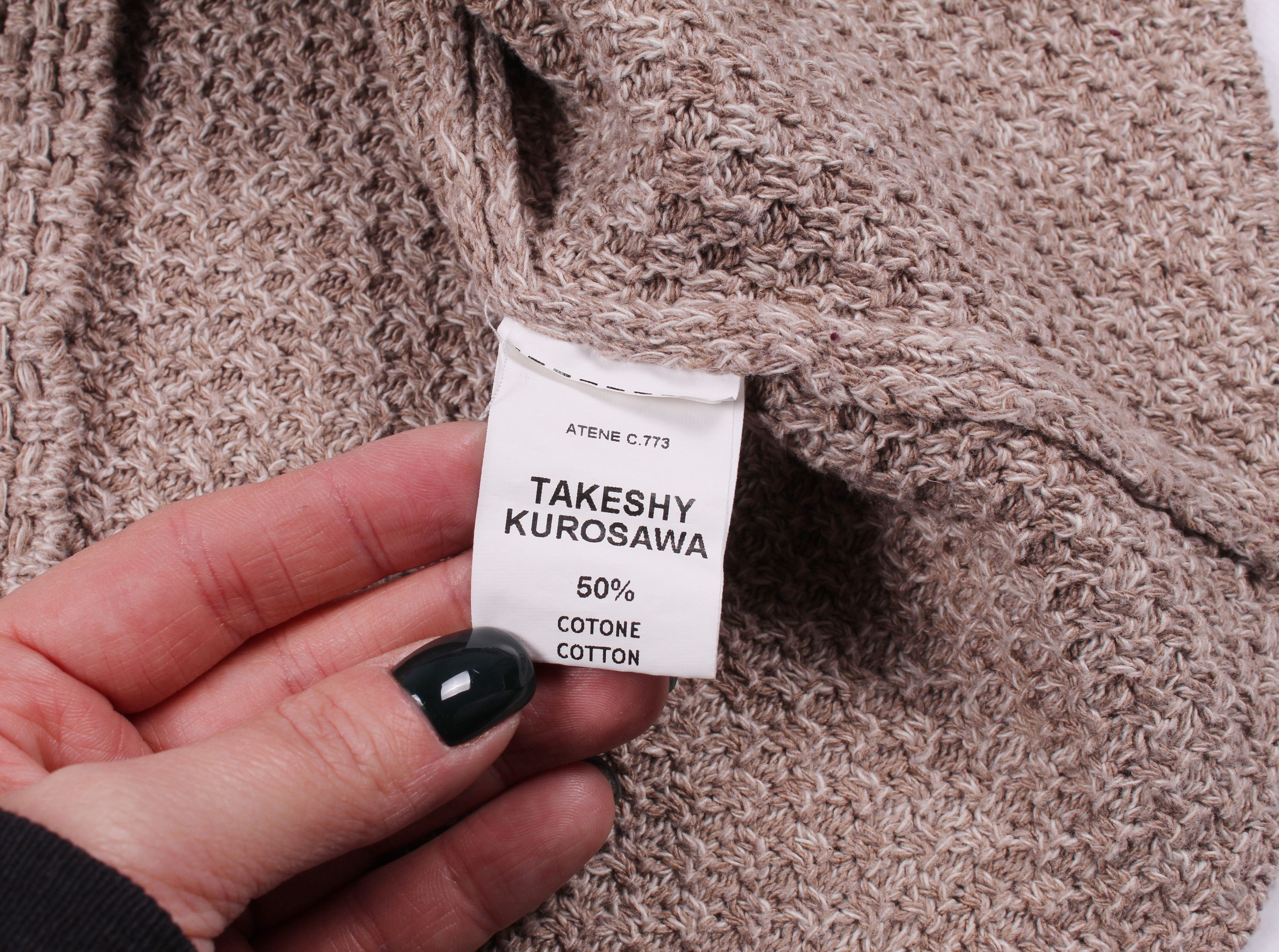 Japanese Brand Japanese Takeshy Kurosawa Knitted Cardigan Jumper Size US XL / EU 56 / 4 - 5 Thumbnail