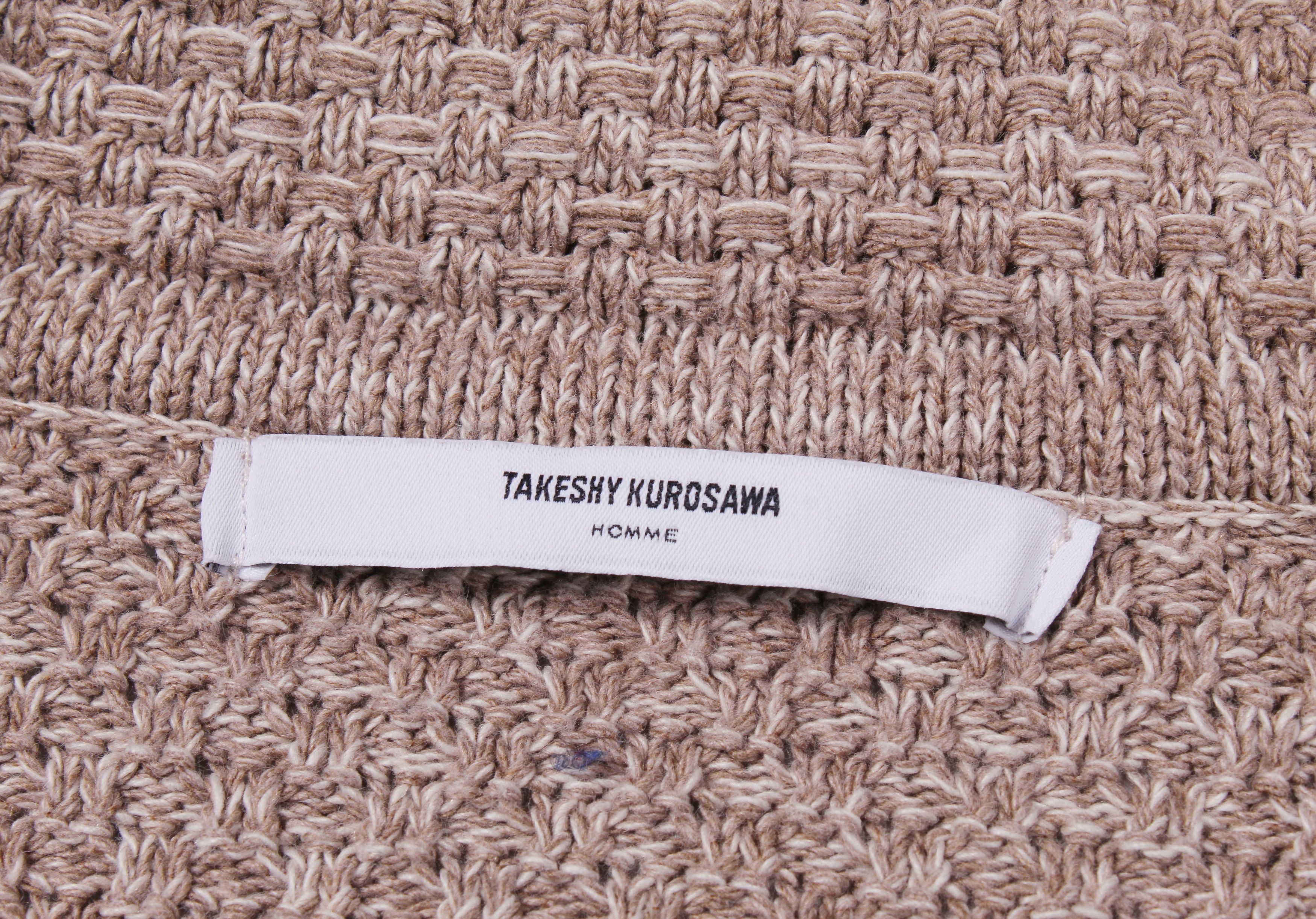 Japanese Brand Japanese Takeshy Kurosawa Knitted Cardigan Jumper Size US XL / EU 56 / 4 - 3 Thumbnail