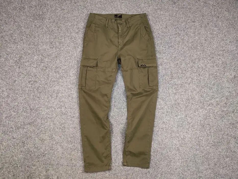 Superdry Vintage Superdry Japan Olive Casual Cargo Pants Size US 27 - 5 Thumbnail