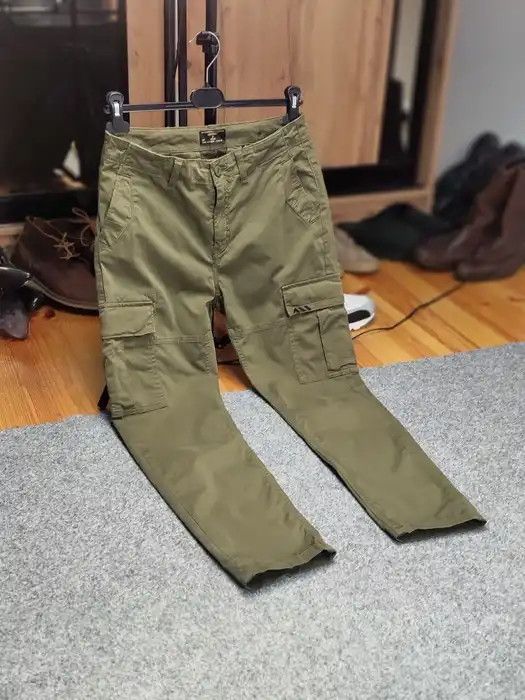Superdry Vintage Superdry Japan Olive Casual Cargo Pants Size US 27 - 10 Thumbnail