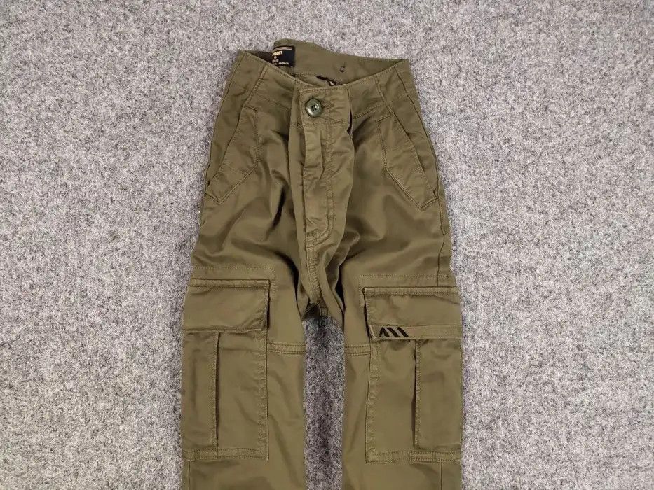 Superdry Vintage Superdry Japan Olive Casual Cargo Pants Size US 27 - 3 Thumbnail