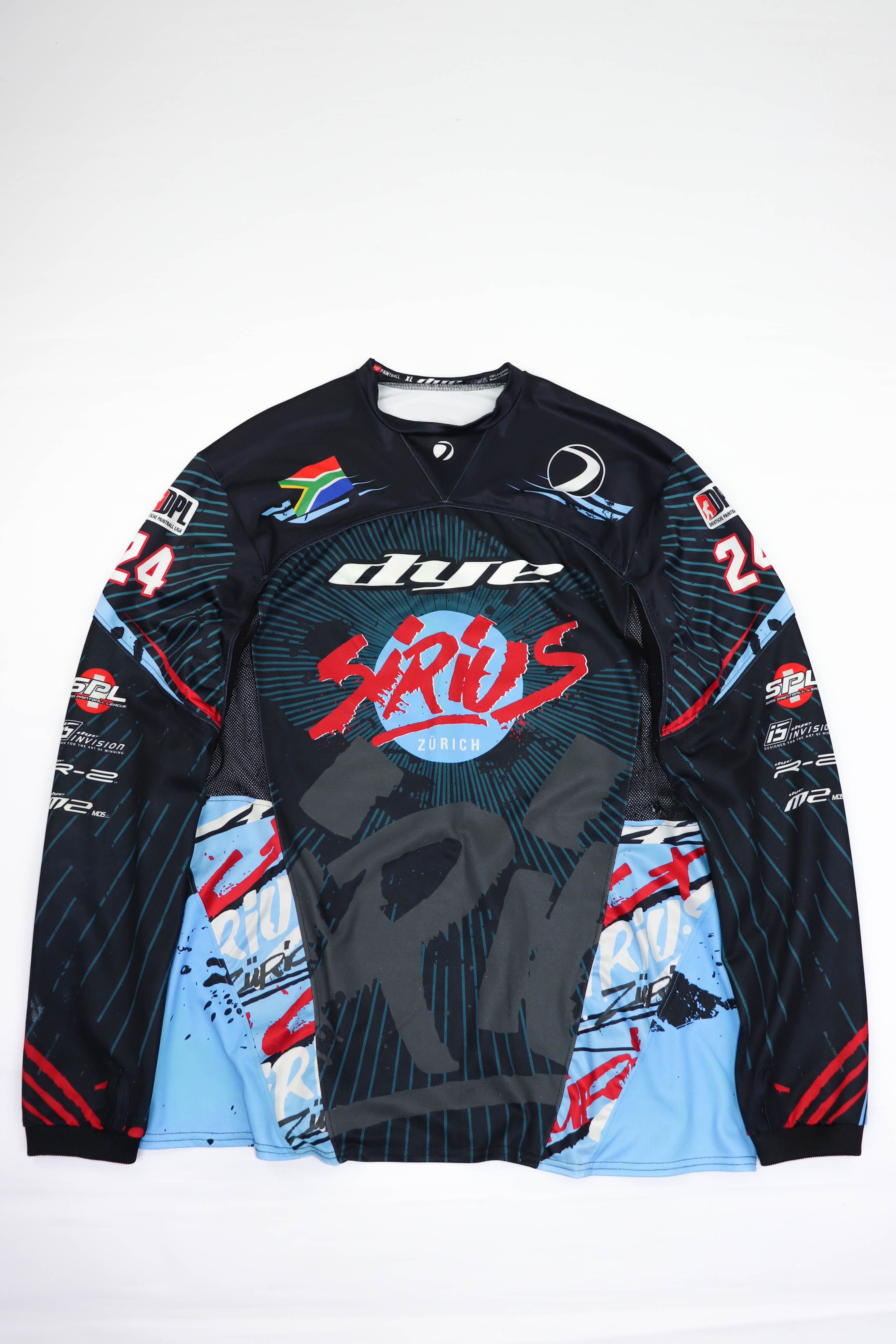 Sportswear DUE Antrax Sirius Zurich Jason Paintball Long Sleeve Jersey