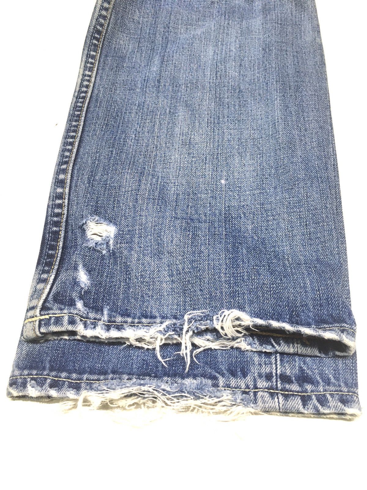 Polo Ralph Lauren vintage blue-wash distressed RL67 denim jeans Size US 30 / EU 46 - 10 Thumbnail