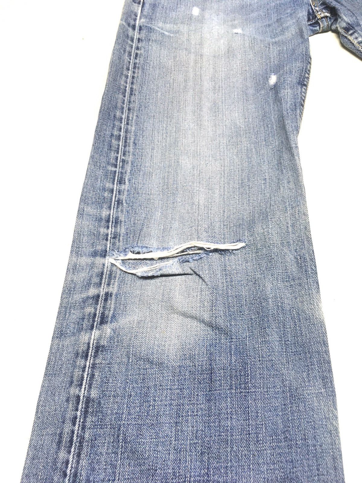 Polo Ralph Lauren vintage blue-wash distressed RL67 denim jeans Size US 30 / EU 46 - 7 Thumbnail