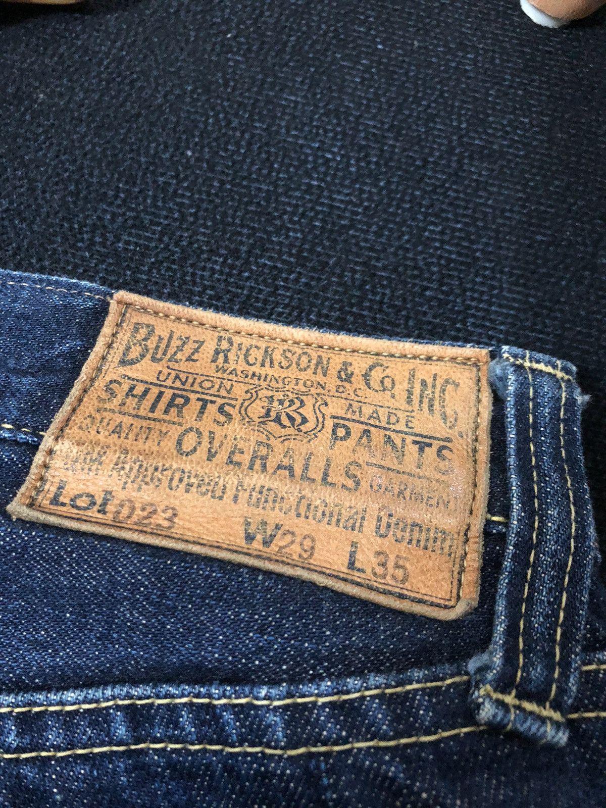 Buzz Rickson's × Vintage VINTAGE BUZZ RICKSON SELVEDGE BLUE DENIM JEANS Size US 29 - 10 Thumbnail
