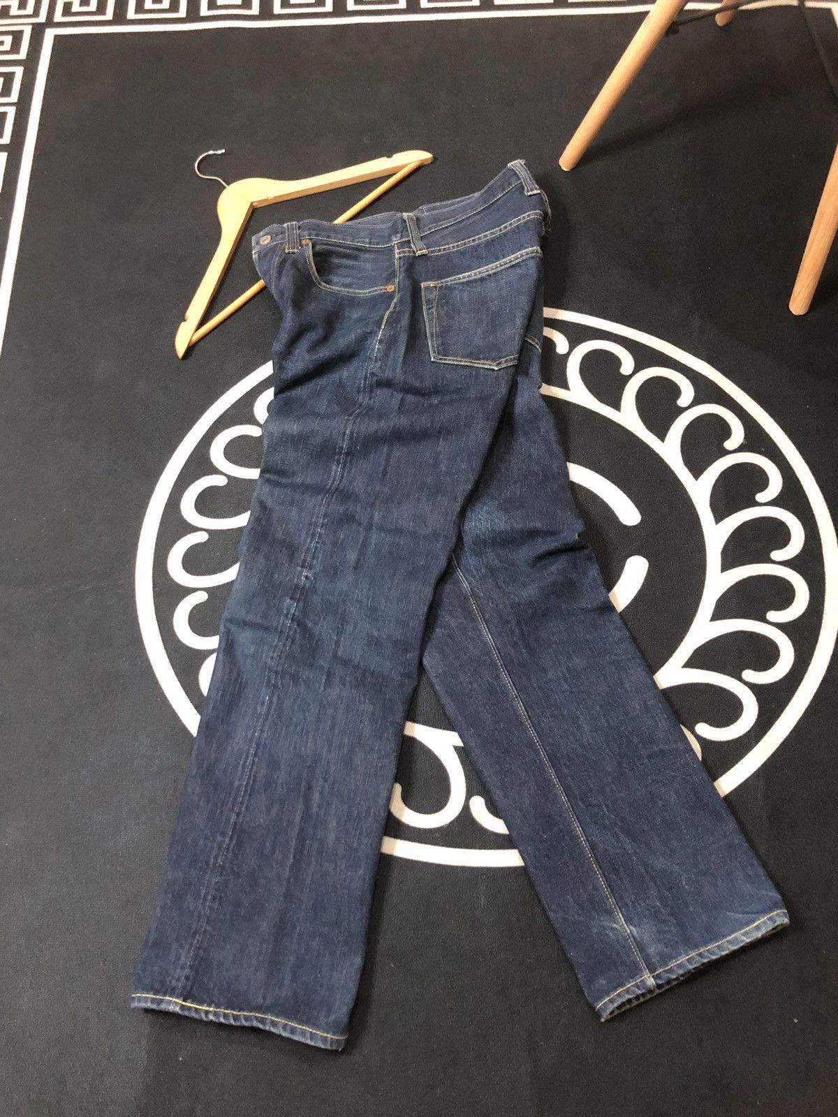 Buzz Rickson's × Vintage VINTAGE BUZZ RICKSON SELVEDGE BLUE DENIM JEANS Size US 29 - 13 Thumbnail