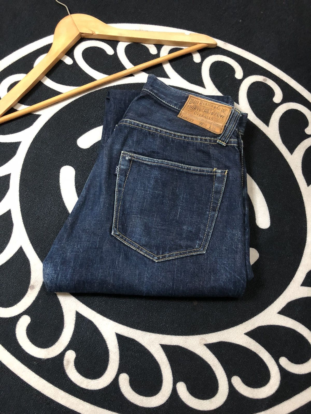 Buzz Rickson's × Vintage VINTAGE BUZZ RICKSON SELVEDGE BLUE DENIM JEANS Size US 29 - 18 Thumbnail