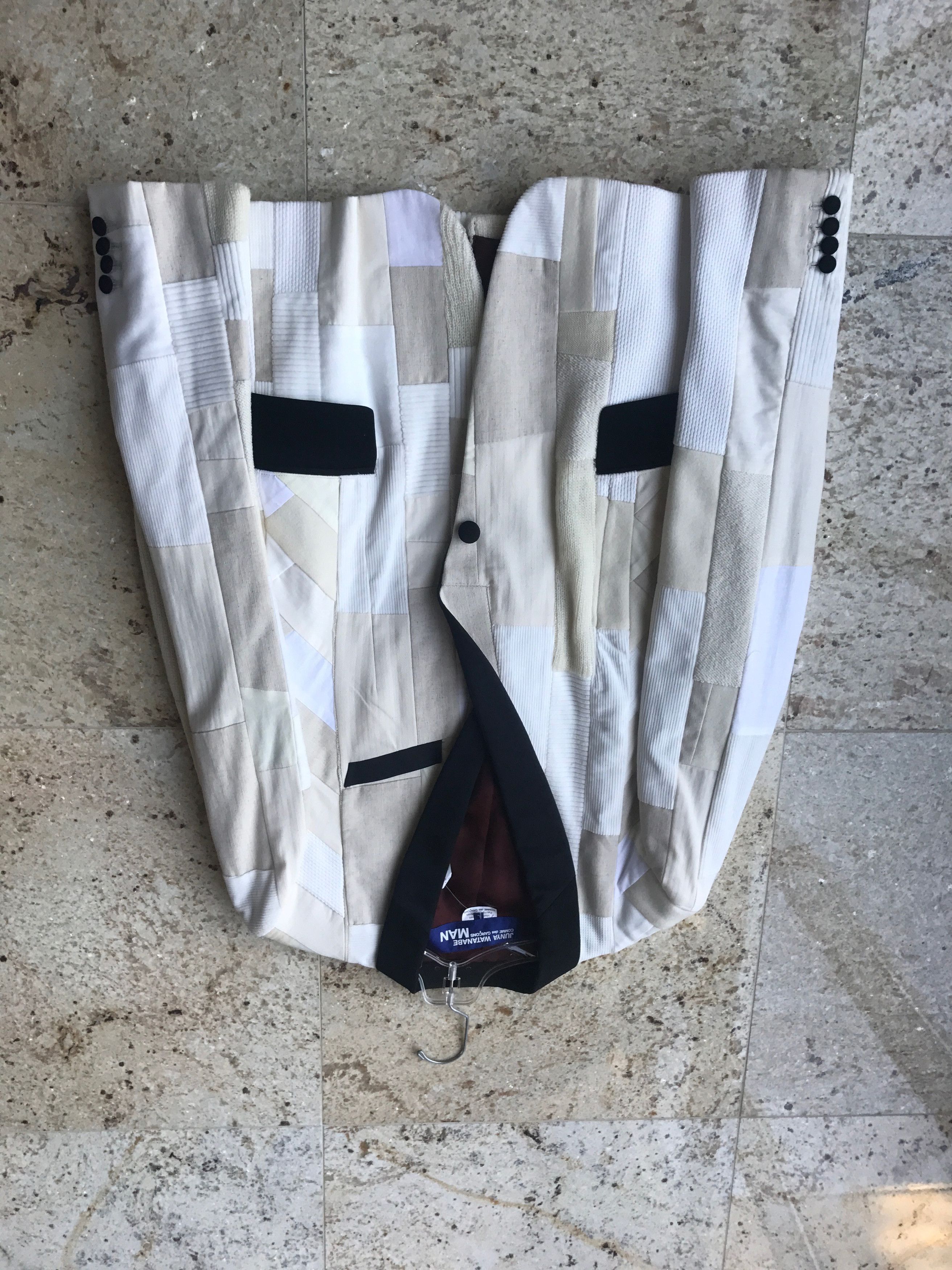 junya watanabe patchwork blazer