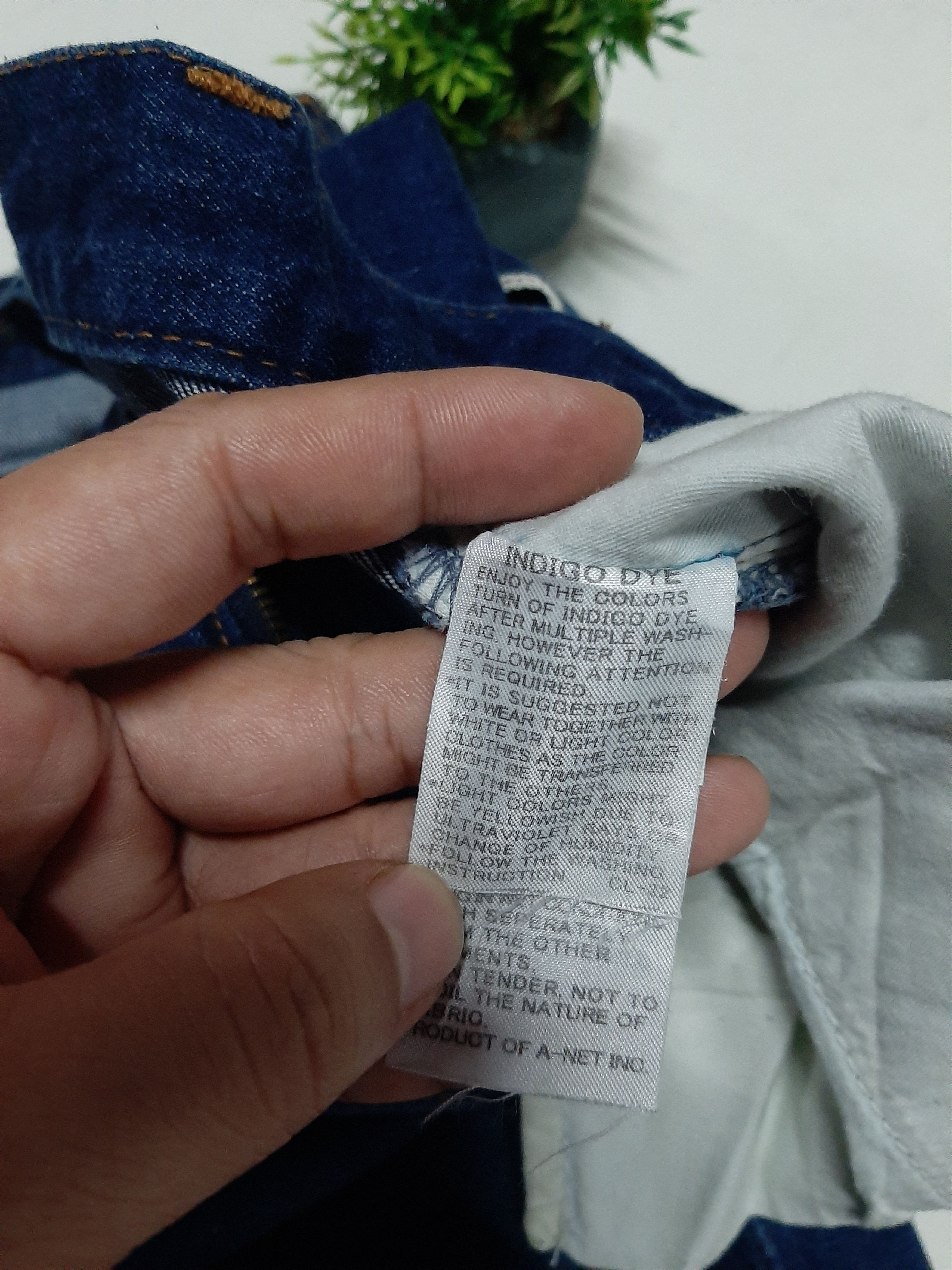 Issey Miyake × Ne-Net SELVEDGE ISSEY MIYAKE Ne-net PATCHWORK SUSPENDER BUTTON Size US 32 / EU 48 - 8 Thumbnail