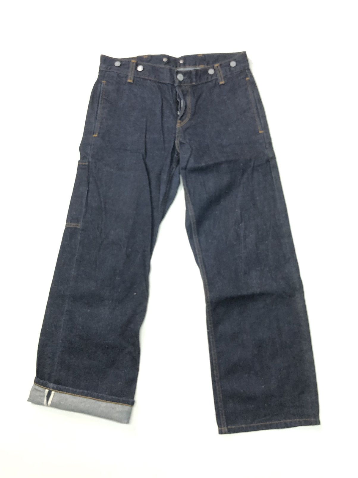 Margaret Howell RARE MARGARET HOWELL X EDWIN WORKER BAGGY SELVEDGE DENIM Size US 30 / EU 46 - 3 Thumbnail