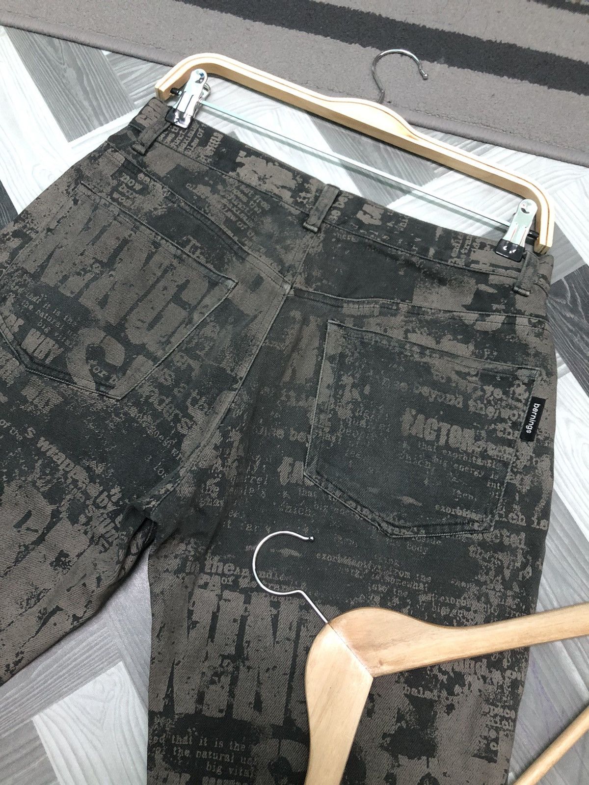 Japanese Brand × Seditionaries × Vintage VINTAGE BERNINGS OVER PRINT PUNK BONDAGE HYSTERIC INSPIRED Size US 31 - 6 Thumbnail