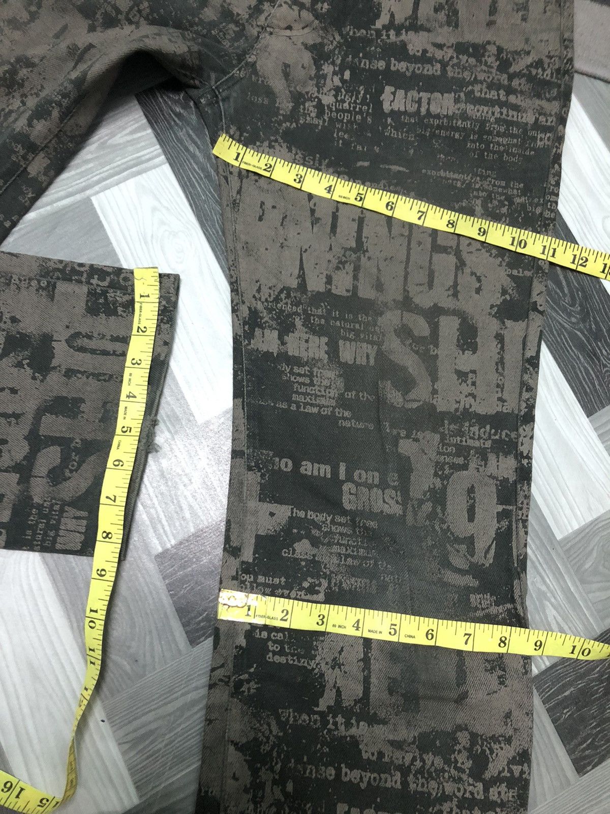 Japanese Brand × Seditionaries × Vintage VINTAGE BERNINGS OVER PRINT PUNK BONDAGE HYSTERIC INSPIRED Size US 31 - 10 Thumbnail