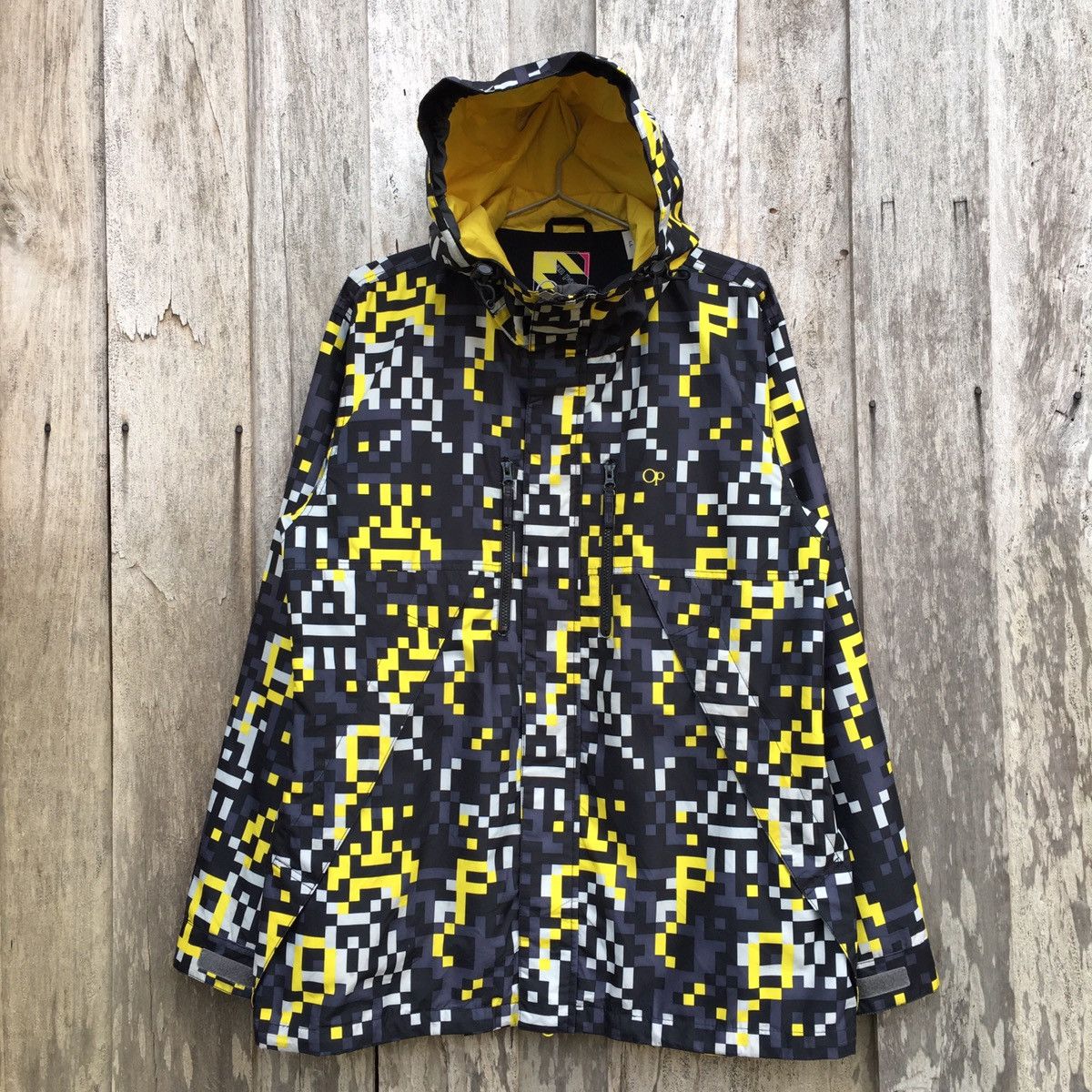 Ocean Pasific Multicolor Tech Hoodie Digital Camouflage