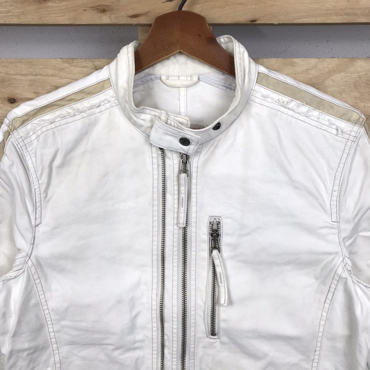Japanese Brand × Nicole Club Nicole Club For Men Cross Design Jacket Big Logo Size US S / EU 44-46 / 1 - 3 Thumbnail
