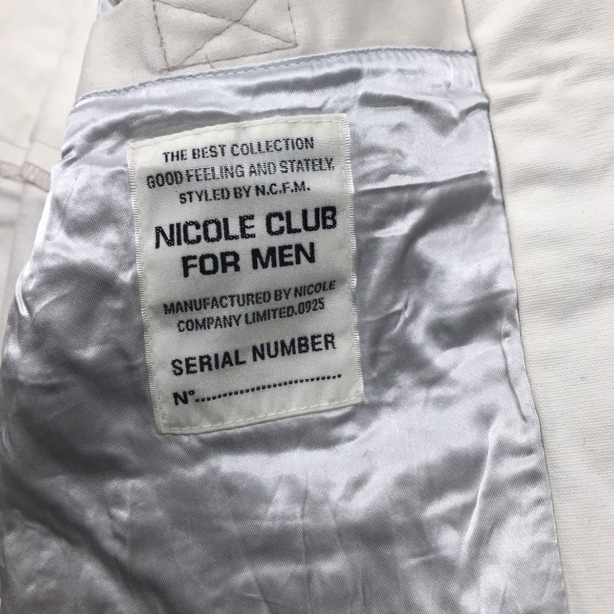 Japanese Brand × Nicole Club Nicole Club For Men Cross Design Jacket Big Logo Size US S / EU 44-46 / 1 - 9 Thumbnail
