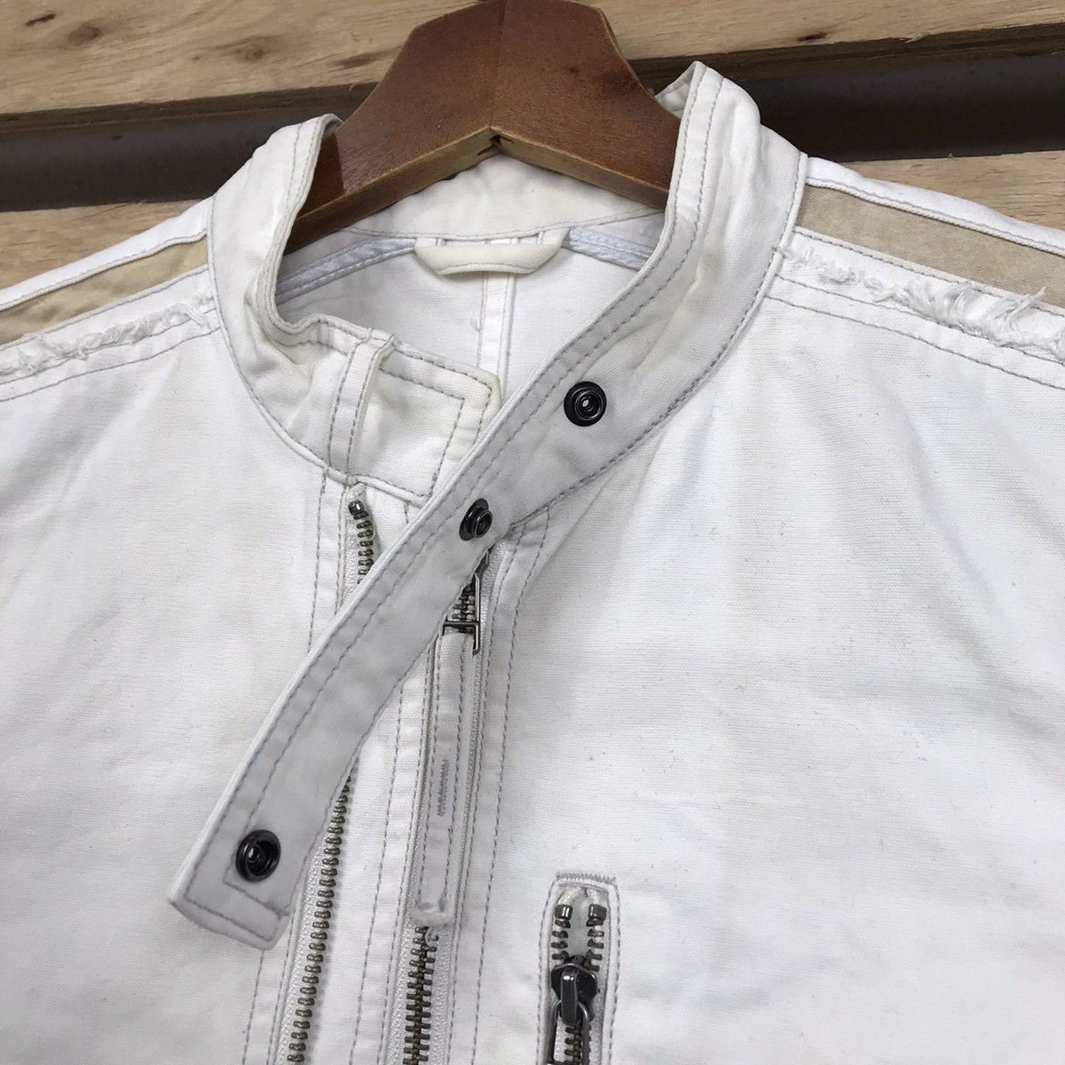 Japanese Brand × Nicole Club Nicole Club For Men Cross Design Jacket Big Logo Size US S / EU 44-46 / 1 - 5 Thumbnail