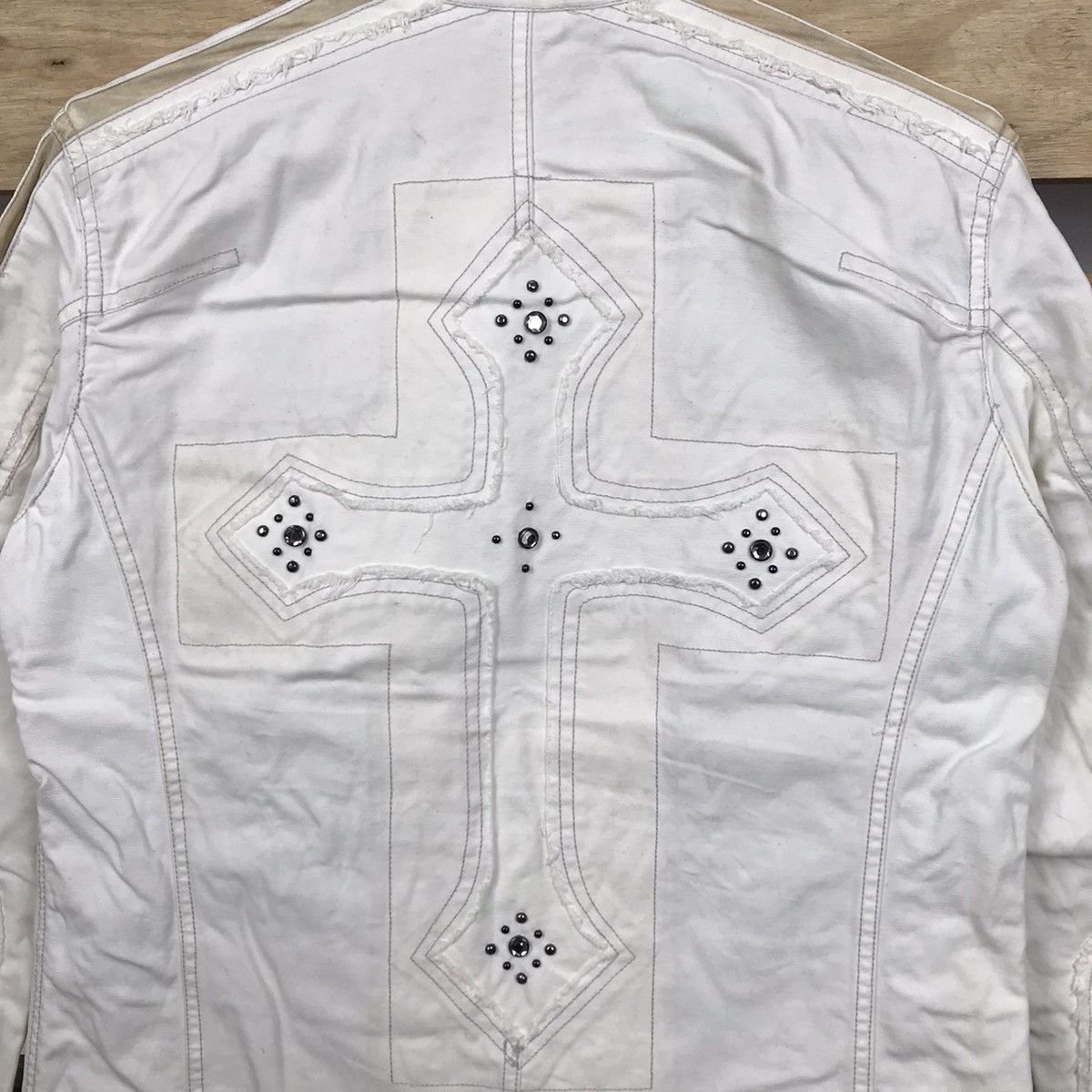 Japanese Brand × Nicole Club Nicole Club For Men Cross Design Jacket Big Logo Size US S / EU 44-46 / 1 - 2 Thumbnail
