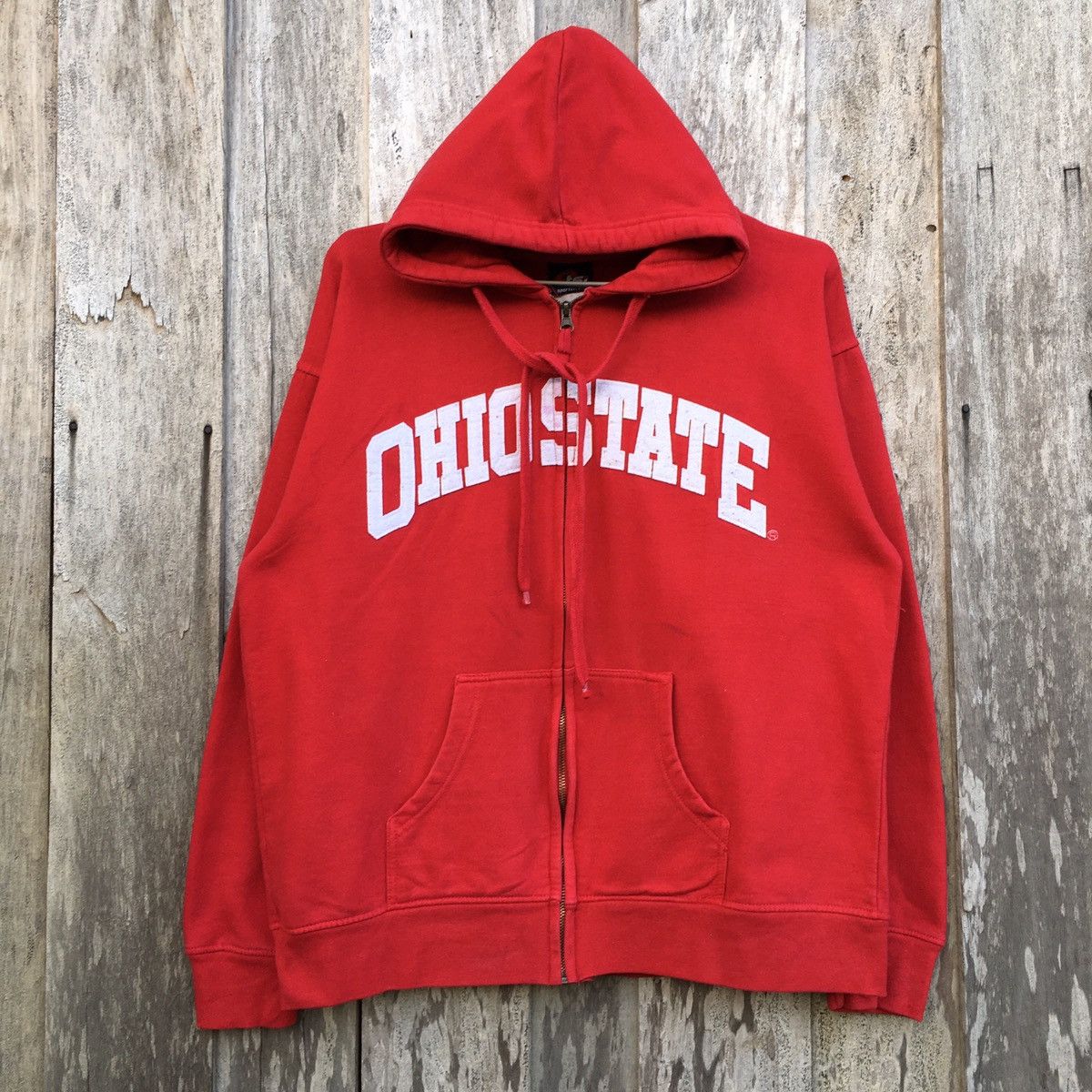 Vintage Vintage Ohio State Spell Out Hoodie Sweatshirt Size US M / EU 48-50 / 2 - 1 Thumbnail