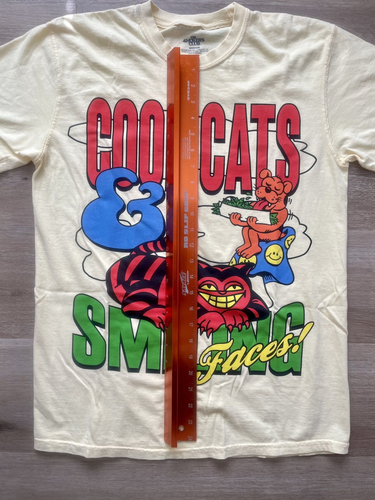 Band Tees COOL CATS SMILING FACES SmokersClub Fest Alice in Wonderland Size US M / EU 48-50 / 2 - 11 Thumbnail