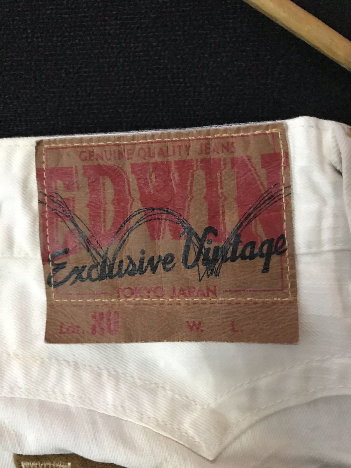 Edwin × Japanese Brand × Vintage VINTAGE EDWIN EXCLUSIVE VINTAGE TOKYO JAPAN WHITE CREAM Size US 30 / EU 46 - 3 Thumbnail