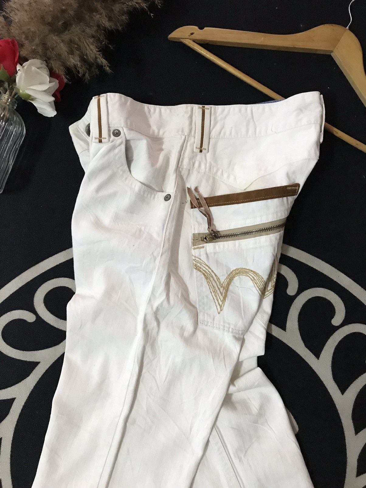 Edwin × Japanese Brand × Vintage VINTAGE EDWIN EXCLUSIVE VINTAGE TOKYO JAPAN WHITE CREAM Size US 30 / EU 46 - 8 Thumbnail