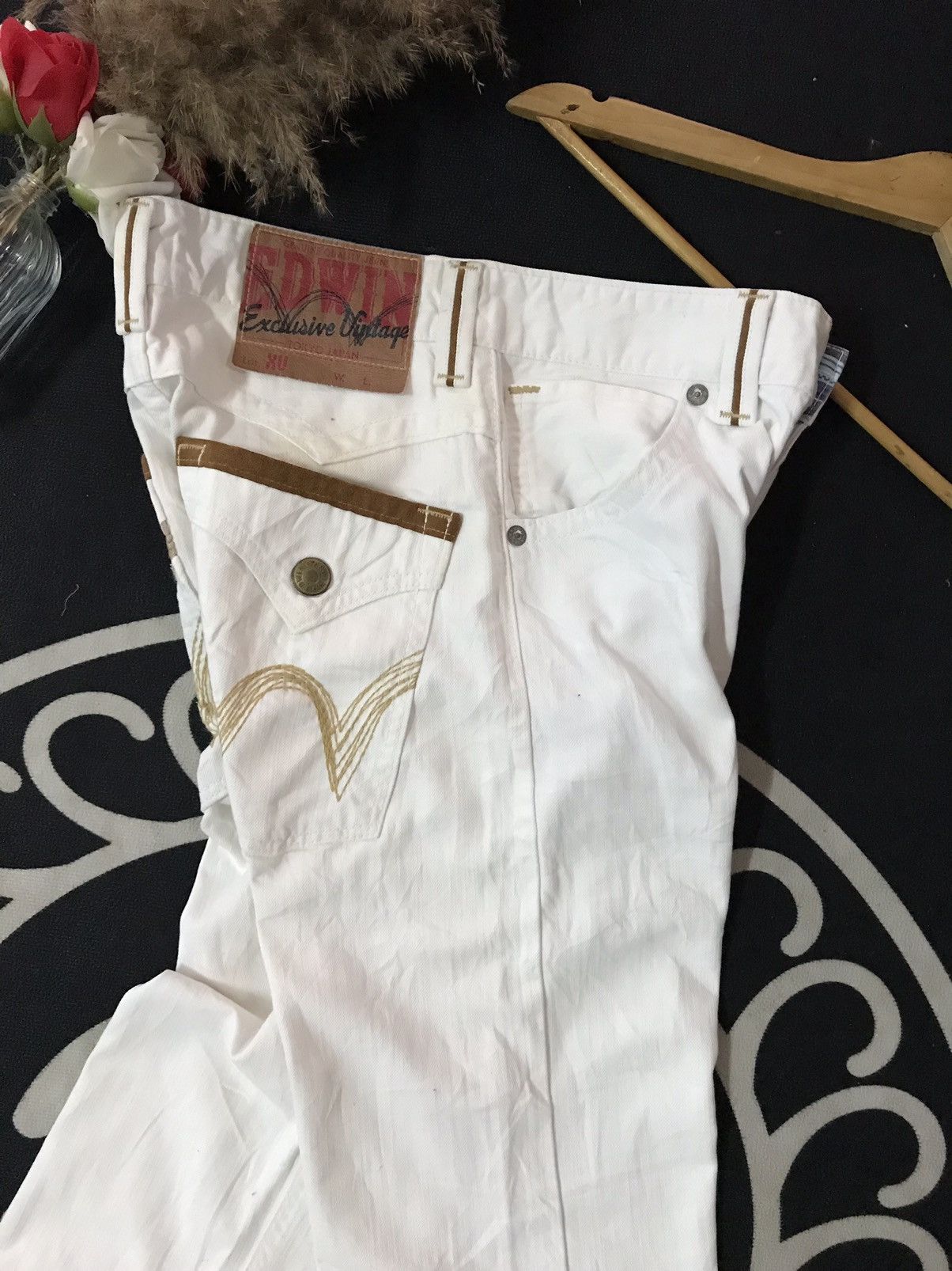 Edwin × Japanese Brand × Vintage VINTAGE EDWIN EXCLUSIVE VINTAGE TOKYO JAPAN WHITE CREAM Size US 30 / EU 46 - 6 Thumbnail