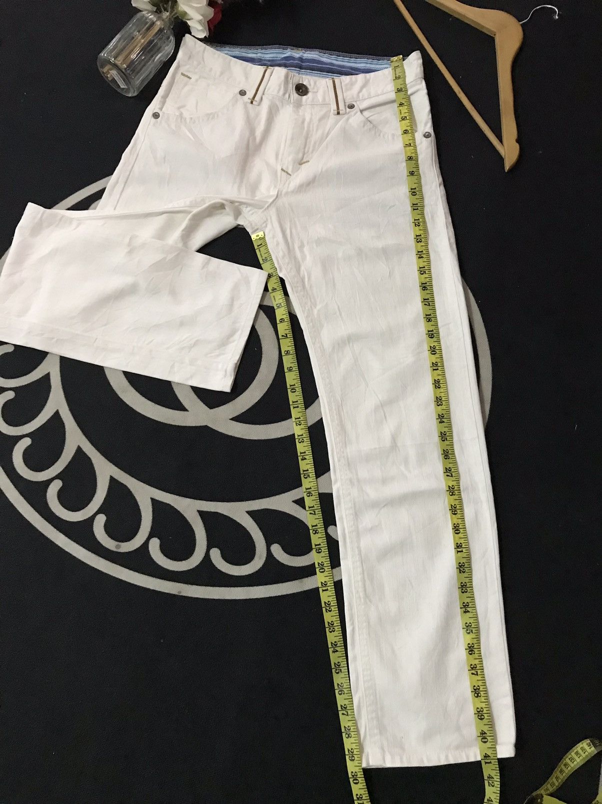 Edwin × Japanese Brand × Vintage VINTAGE EDWIN EXCLUSIVE VINTAGE TOKYO JAPAN WHITE CREAM Size US 30 / EU 46 - 17 Thumbnail