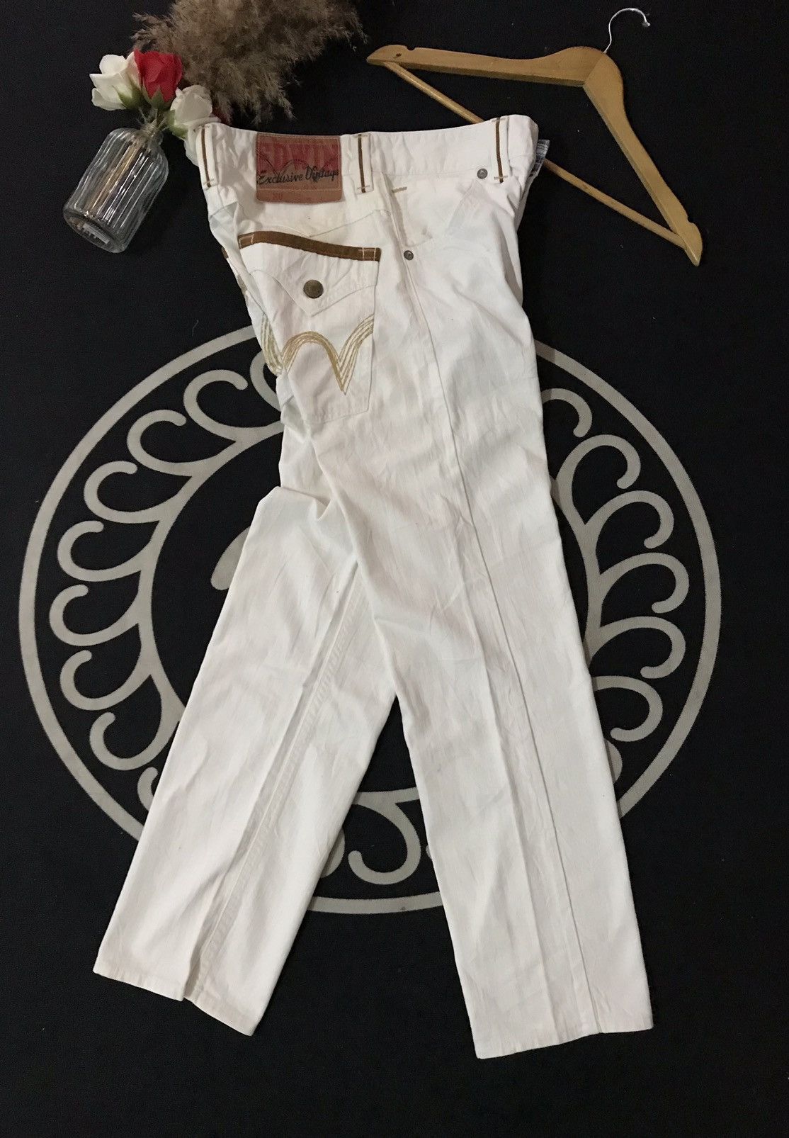 Edwin × Japanese Brand × Vintage VINTAGE EDWIN EXCLUSIVE VINTAGE TOKYO JAPAN WHITE CREAM Size US 30 / EU 46 - 5 Thumbnail