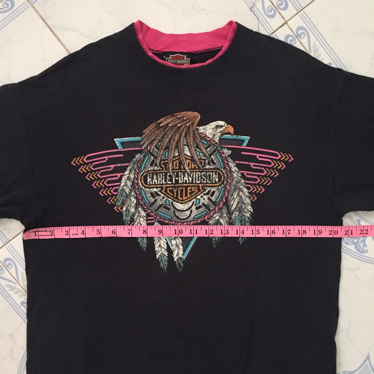 Harley Davidson Vintage 1992 Harley Davidson Tee Size US L / EU 52-54 / 3 - 10 Thumbnail