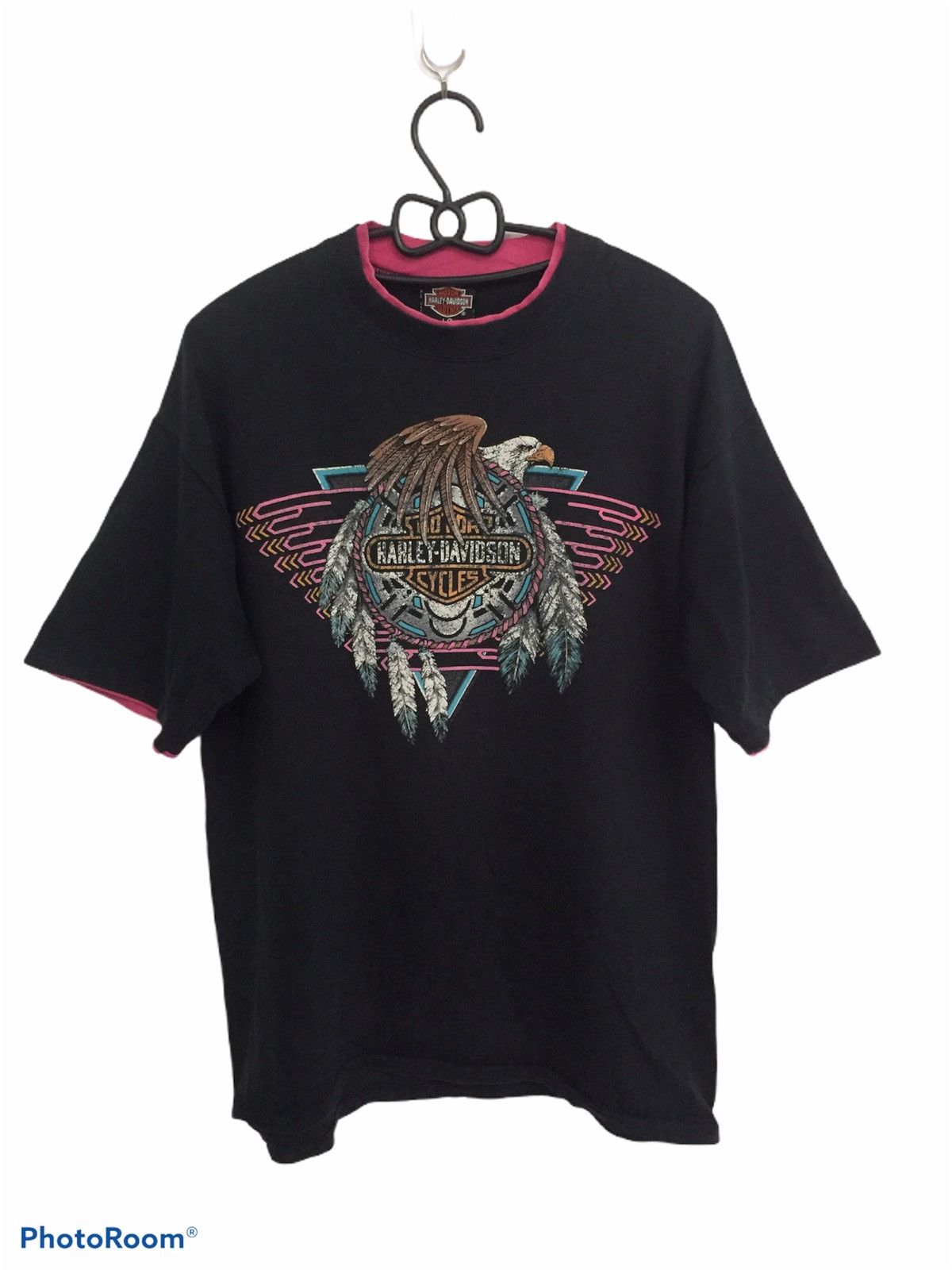 Harley Davidson Vintage 1992 Harley Davidson Tee Size US L / EU 52-54 / 3 - 1 Thumbnail