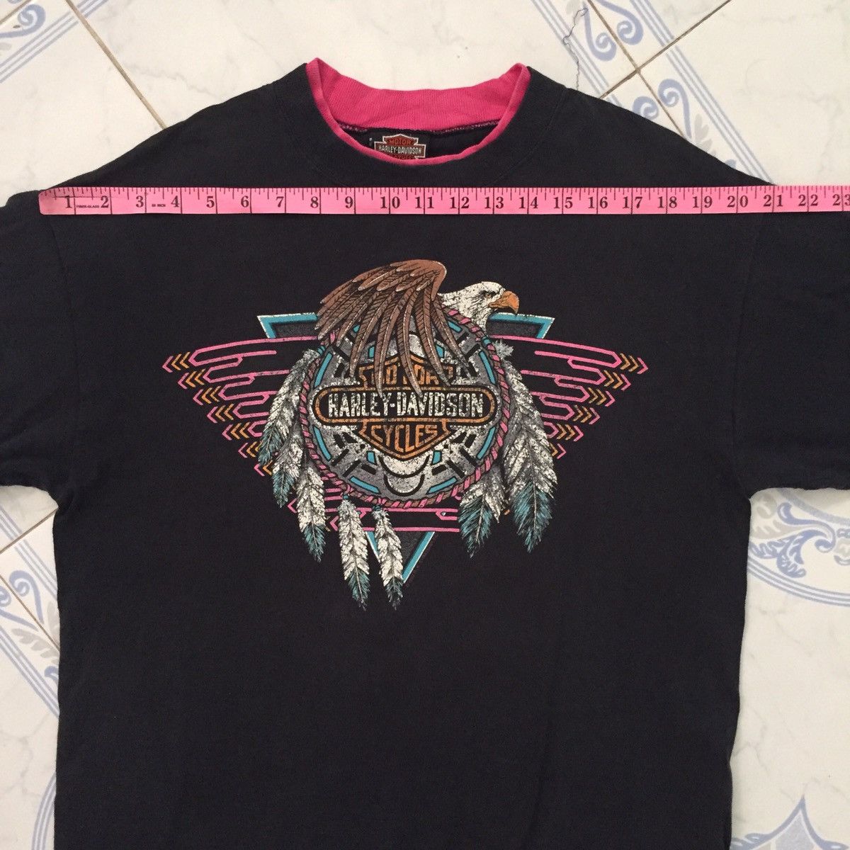 Harley Davidson Vintage 1992 Harley Davidson Tee Size US L / EU 52-54 / 3 - 11 Thumbnail