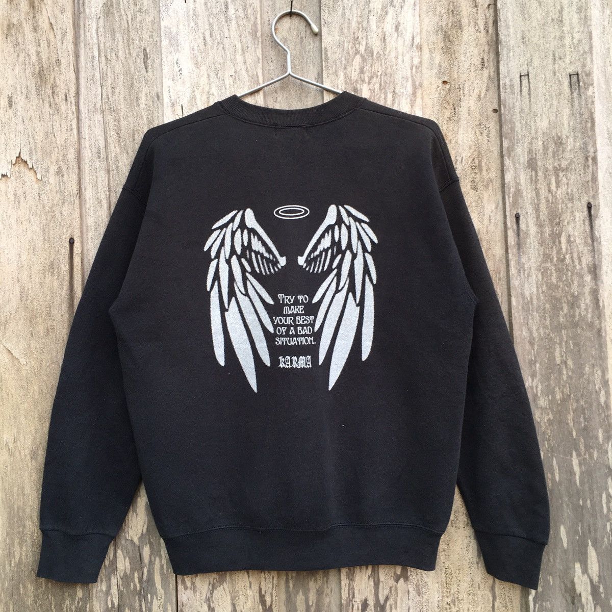 Vintage Vintage Karma Crewneck Sweatshirt Size US M / EU 48-50 / 2 - 1 Thumbnail