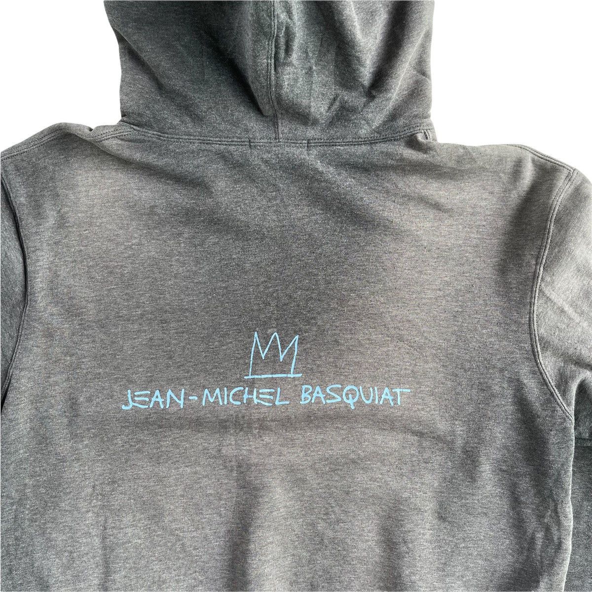 Jean-Michel Basquiat × Vintage 90s Jean Micheal Basquiat Sun Faded Hoodie Size US M / EU 48-50 / 2 - 4 Thumbnail