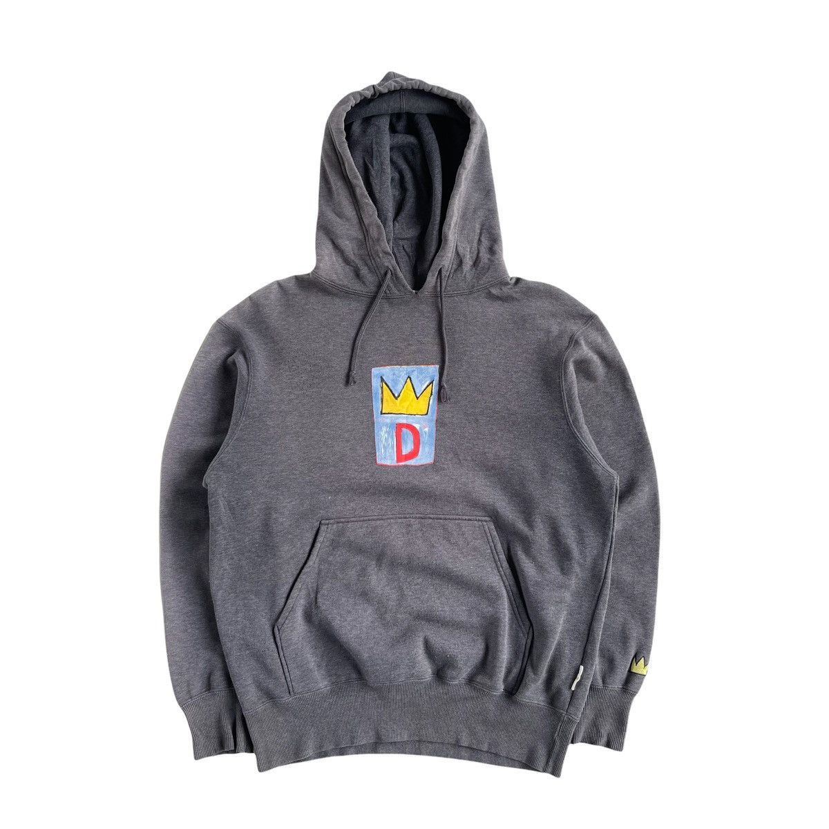 Jean-Michel Basquiat × Vintage 90s Jean Micheal Basquiat Sun Faded Hoodie Size US M / EU 48-50 / 2 - 1 Thumbnail