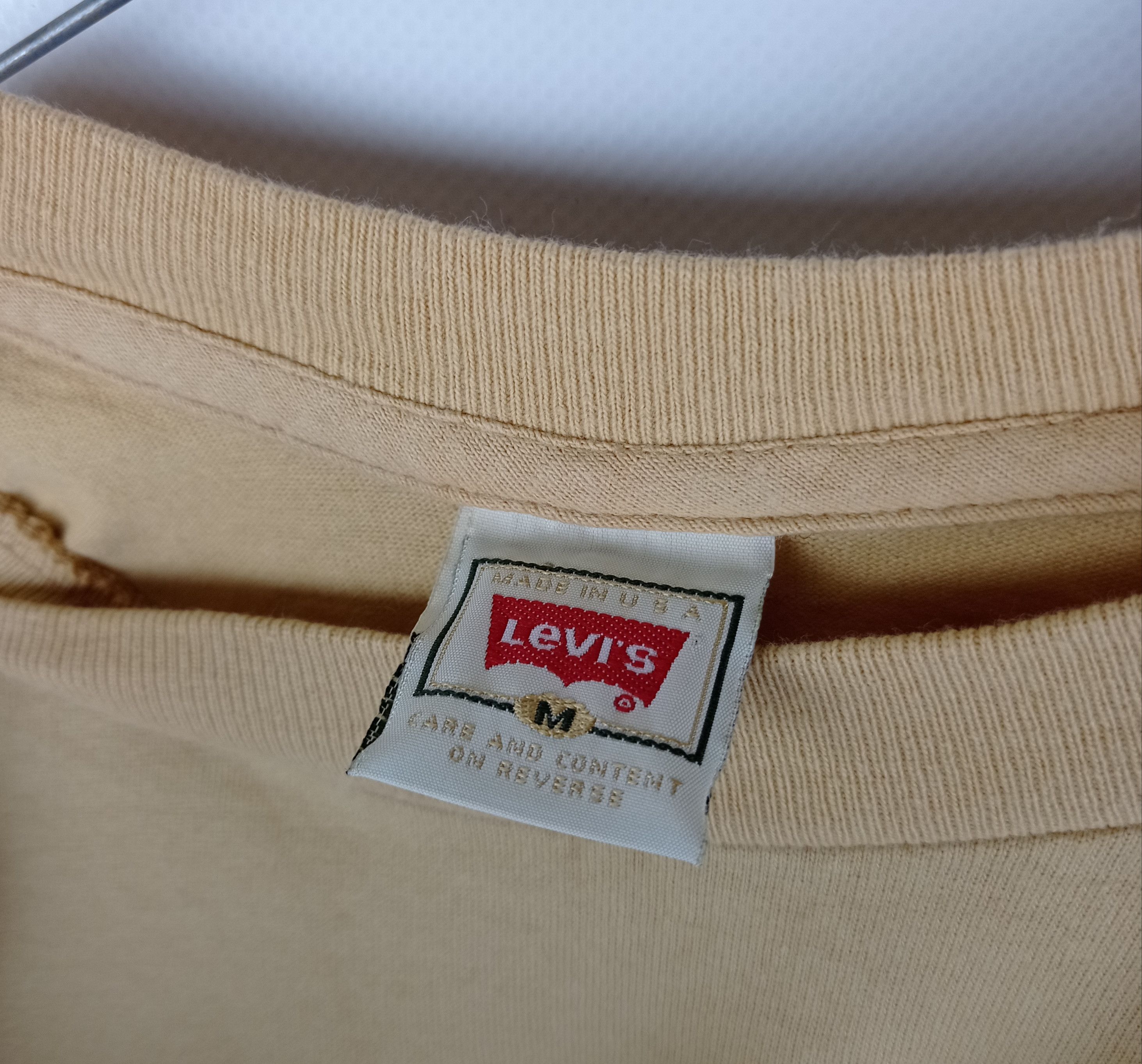 Vintage 1994 Vintage Levi’s Made In USA Denim Crafted T-shirt Size US M / EU 48-50 / 2 - 3 Thumbnail