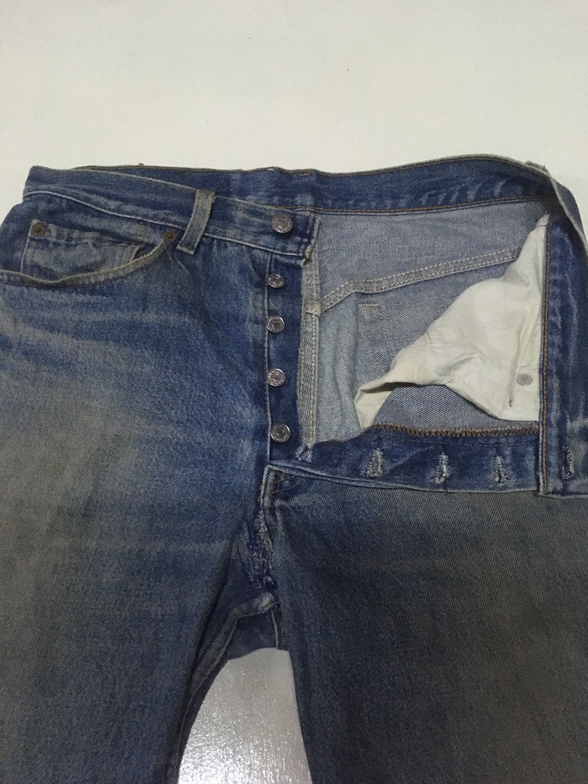 Levi's Vintage Clothing × Vintage True Vintage 70s Levi’s 501 rusty distressed denim Size US 32 / EU 48 - 5 Thumbnail