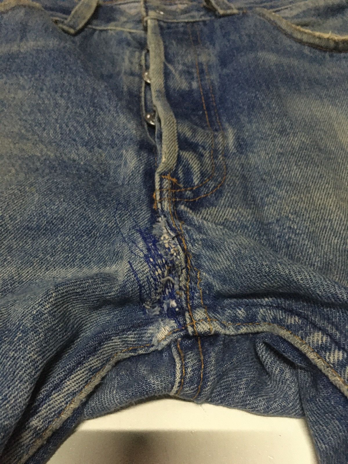 Levi's Vintage Clothing × Vintage True Vintage 70s Levi’s 501 rusty distressed denim Size US 32 / EU 48 - 10 Thumbnail