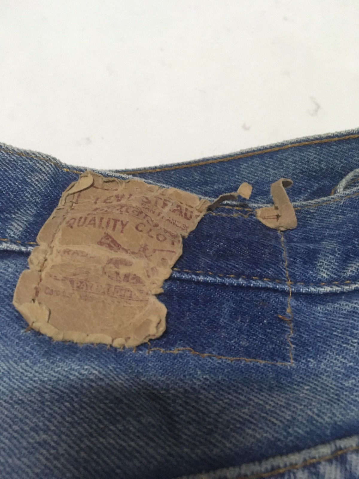 Levi's Vintage Clothing × Vintage True Vintage 70s Levi’s 501 rusty distressed denim Size US 32 / EU 48 - 13 Thumbnail