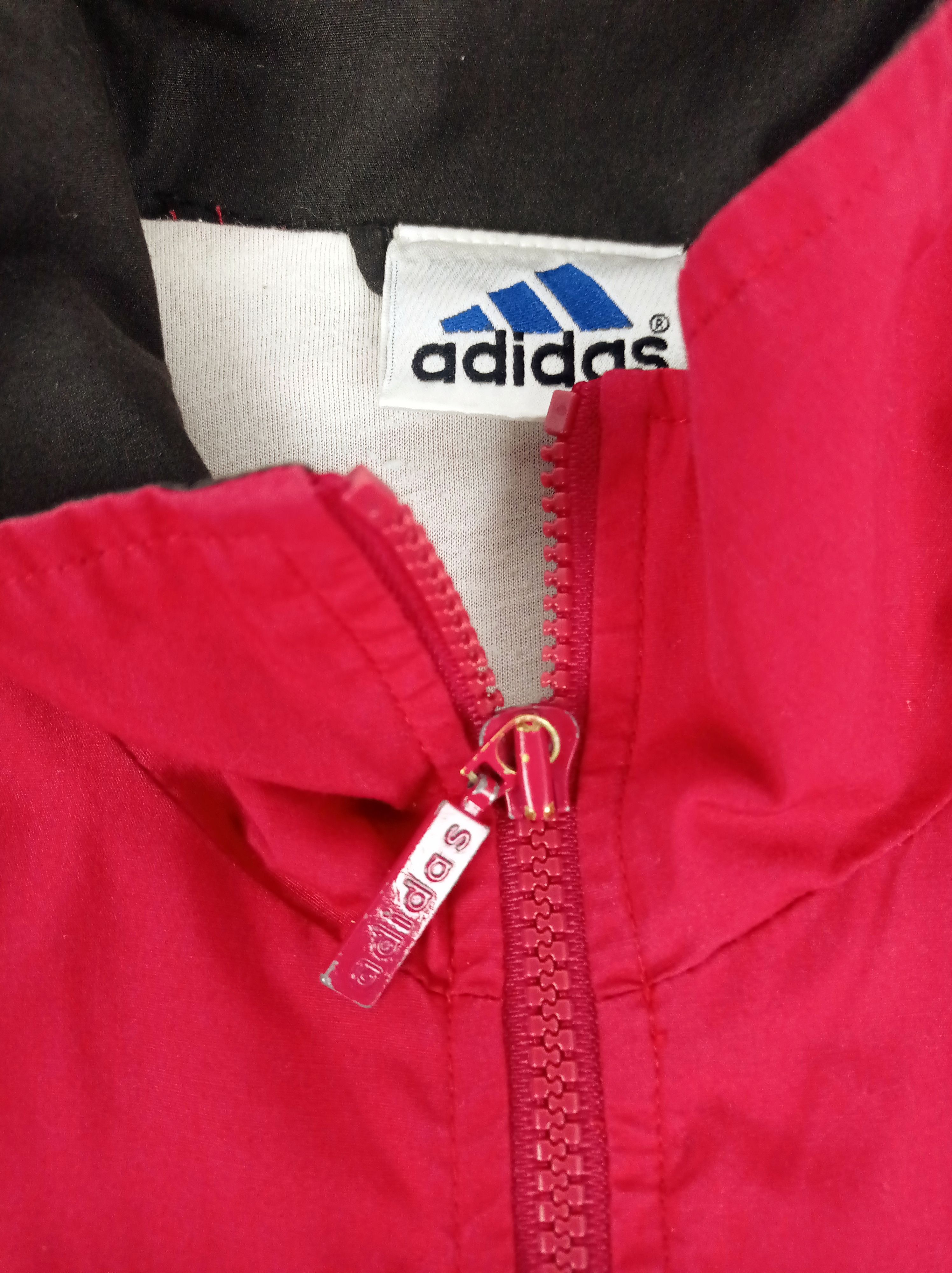 Adidas 90s Vintage Adidas Red Track Jacket Size US L / EU 52-54 / 3 - 6 Thumbnail