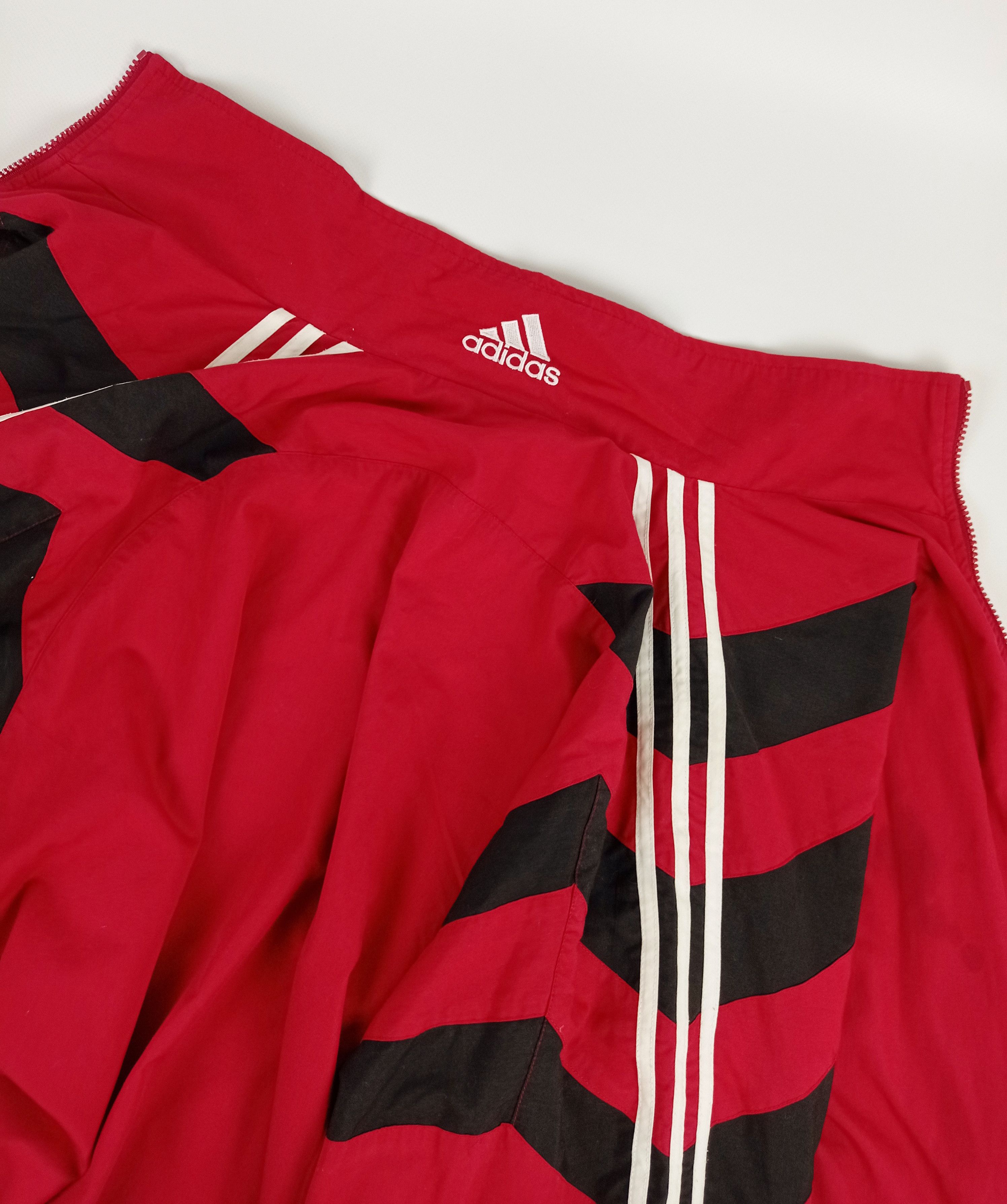 Adidas 90s Vintage Adidas Red Track Jacket Size US L / EU 52-54 / 3 - 4 Thumbnail