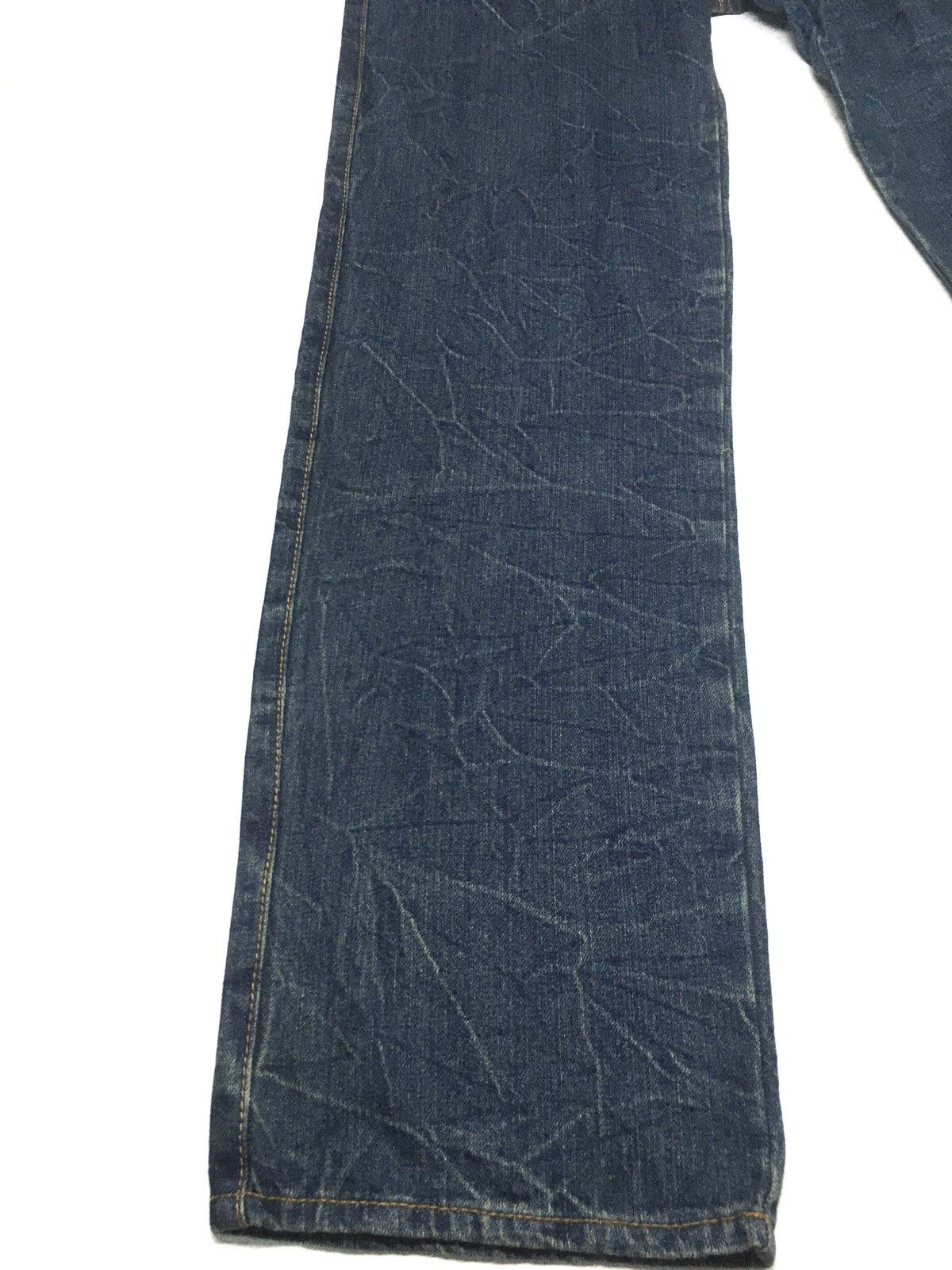 Japanese Brand E.I John double waist distressed denim japan Size US 30 / EU 46 - 8 Thumbnail