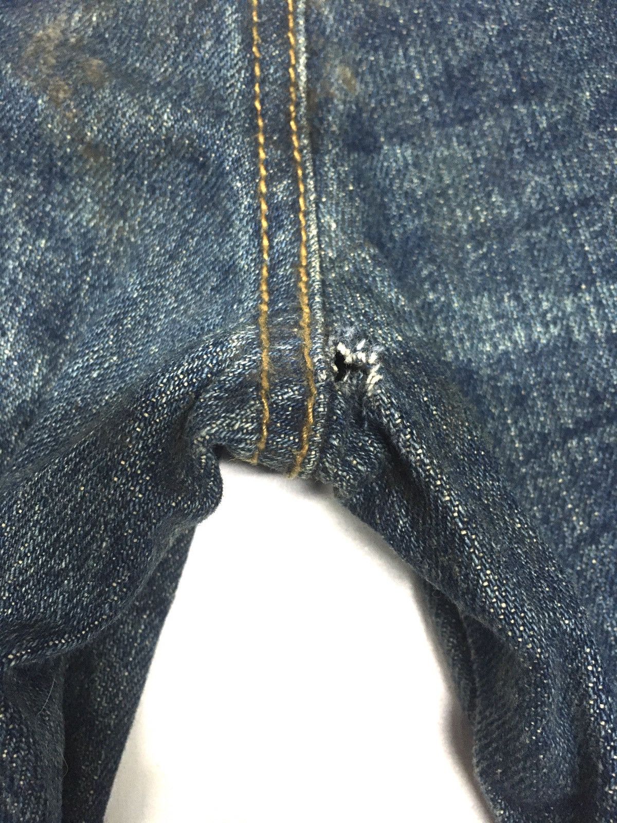 Japanese Brand E.I John double waist distressed denim japan Size US 30 / EU 46 - 10 Thumbnail