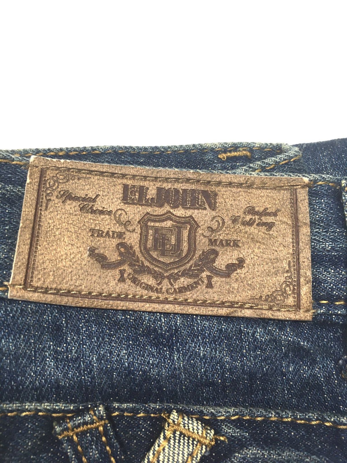 Japanese Brand E.I John double waist distressed denim japan Size US 30 / EU 46 - 16 Thumbnail