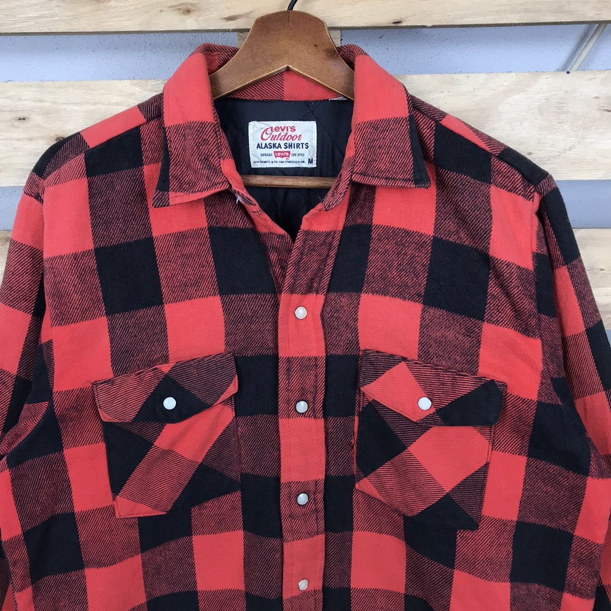 Flannel × Levi's × Levi's Vintage Clothing Vintage Levi’s Outdoor Alaska Shirt Flannel Size US M / EU 48-50 / 2 - 2 Thumbnail