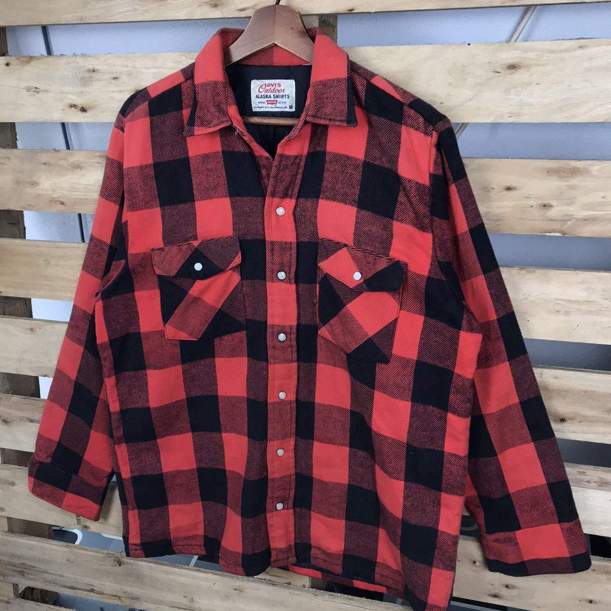 Flannel × Levi's × Levi's Vintage Clothing Vintage Levi’s Outdoor Alaska Shirt Flannel Size US M / EU 48-50 / 2 - 3 Thumbnail